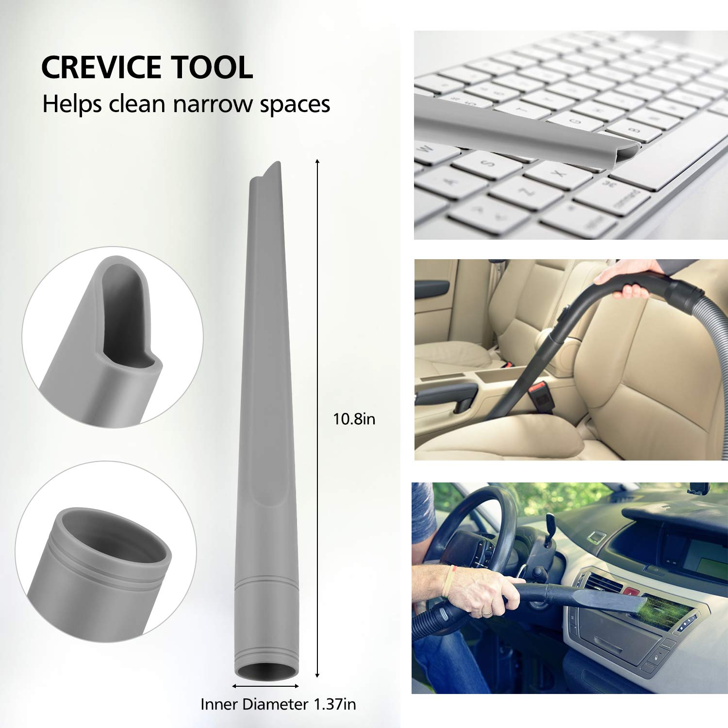 Vacuum Accessories Attachments Brush Crevice Tool for Shark Navigator Vacuum Cleaner NV350, NV352, NV355, NV356E