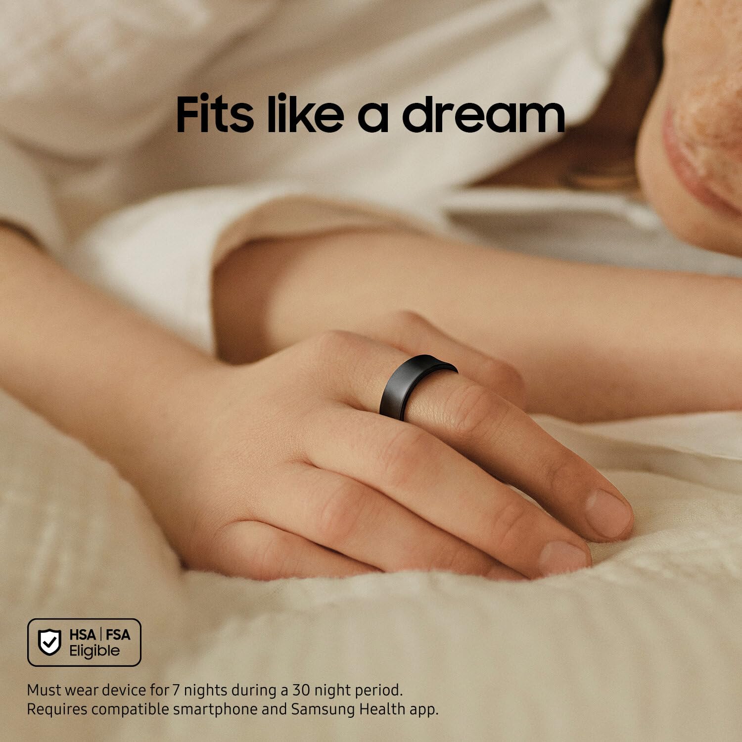 SAMSUNG Galaxy Ring, AI Smart Ring, Size First w/Sizing Kit, No App Subscription, Fitness Monitor, Sleep Tracker, Up to 7-Day Battery, Size 10, Titanium Silver [US Version, 1Yr Manufacturer Warranty]