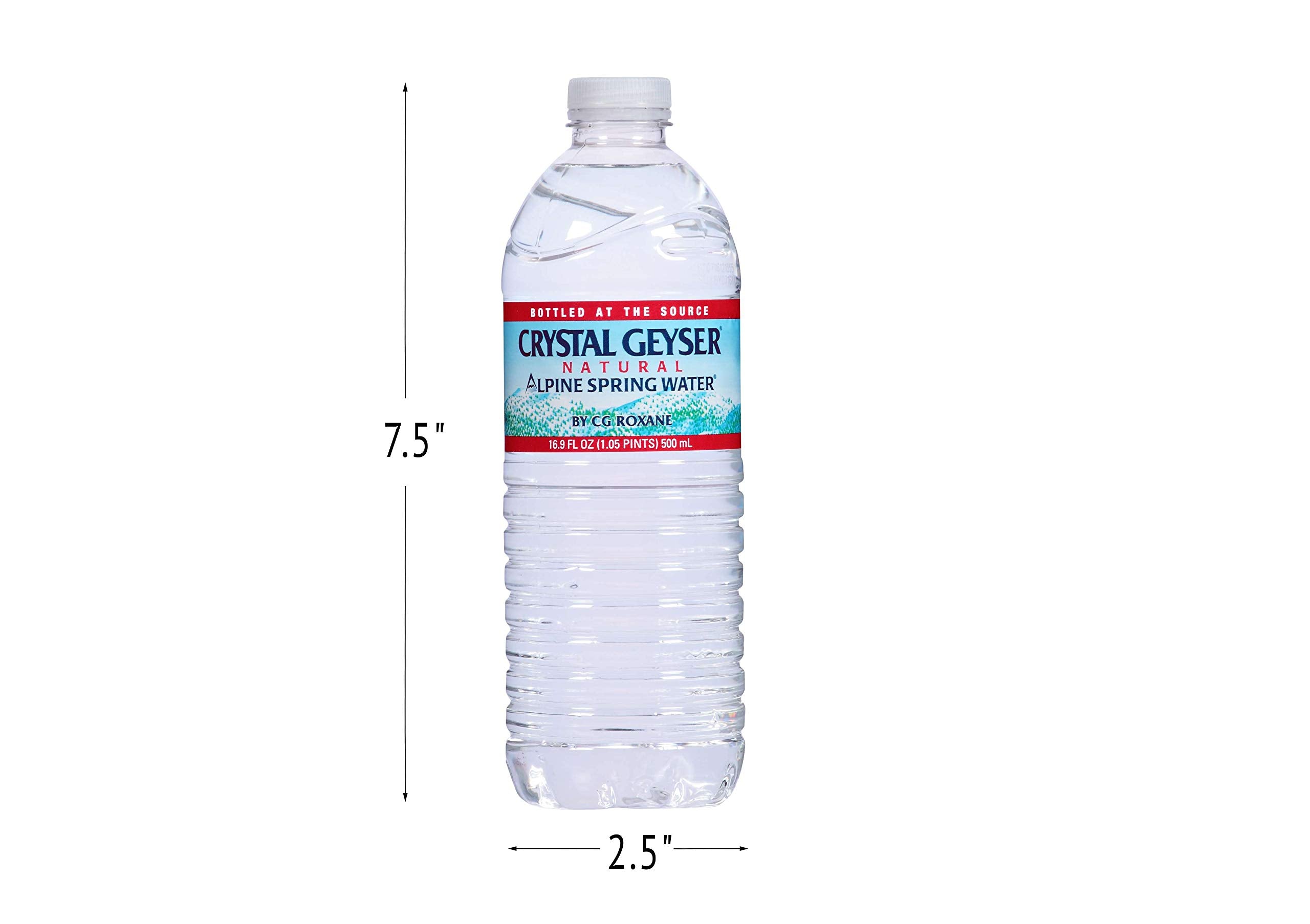 Crystal Geyser Pallet Of 84 Cases, Of Alpine 100% Natural Spring Water, 24 16.9oz bottles per Case, Bottled at The Source