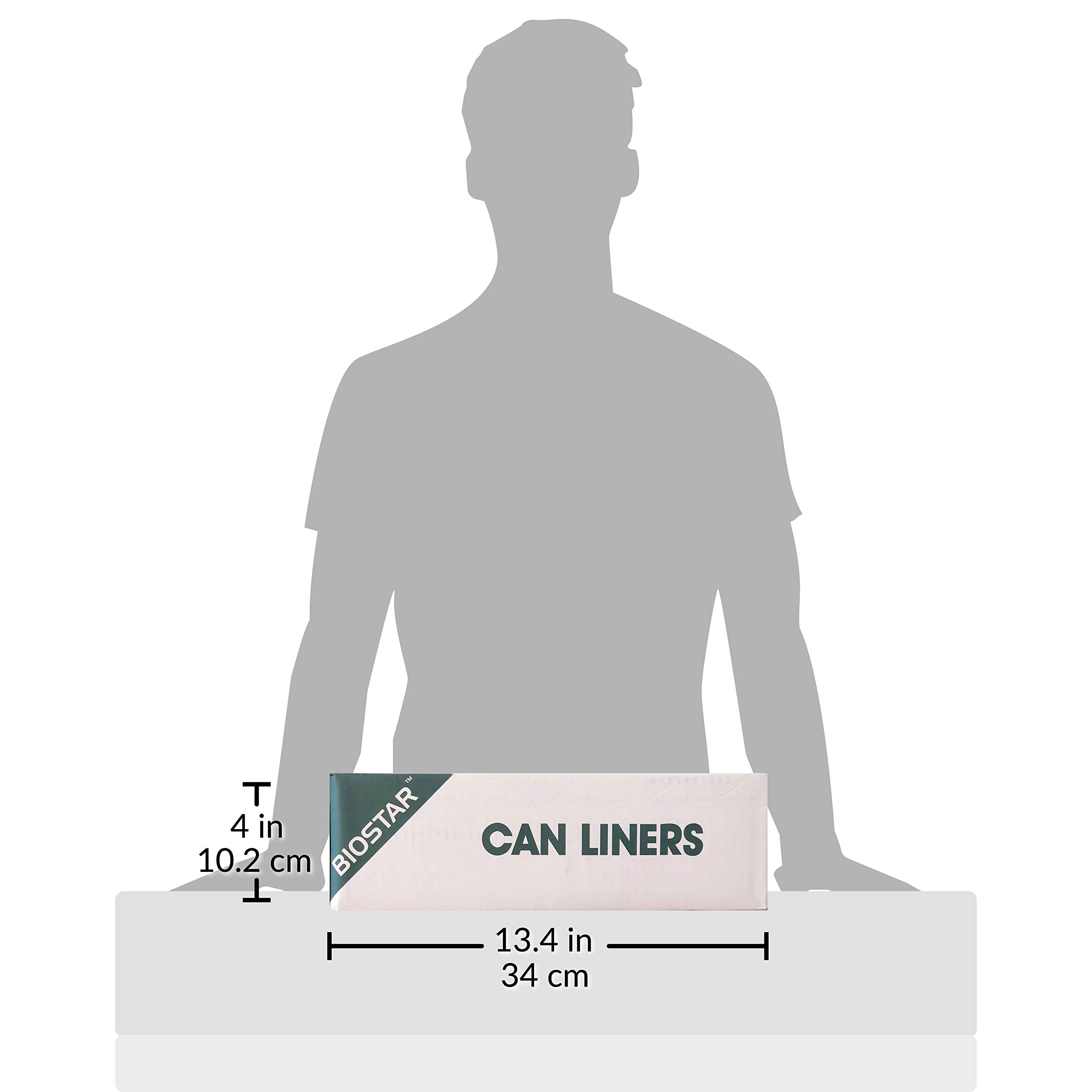 Reli. Biodegradable 6-8 Gallon Trash Bags | 1000 Count Bulk | ASTM D6954 | Green | Eco-Friendly | Oxobiodegradable Under Certain Conditions (See Product Description)