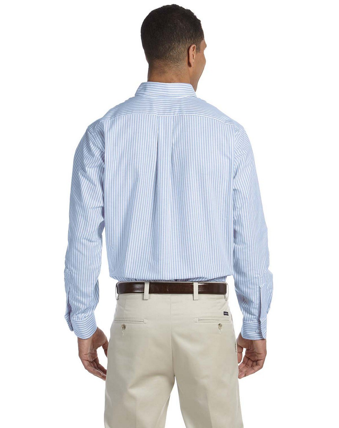 Van Heusen Men's Long Sleeve Oxford Dress Shirt, Blue, X-Large