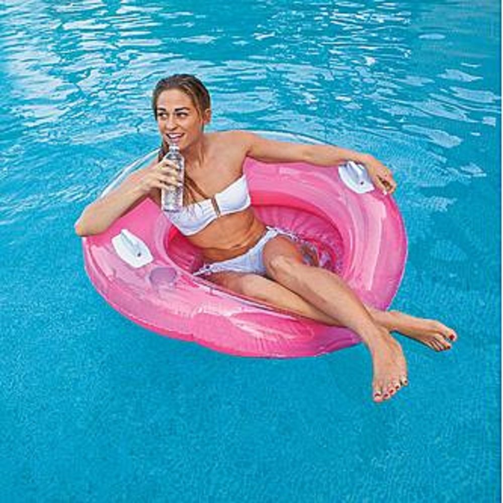 Intex Sit 'n Lounge Inflatable Pool Float, 47" Diameter, for Ages 8+, 1 Pack (Colors May Vary)