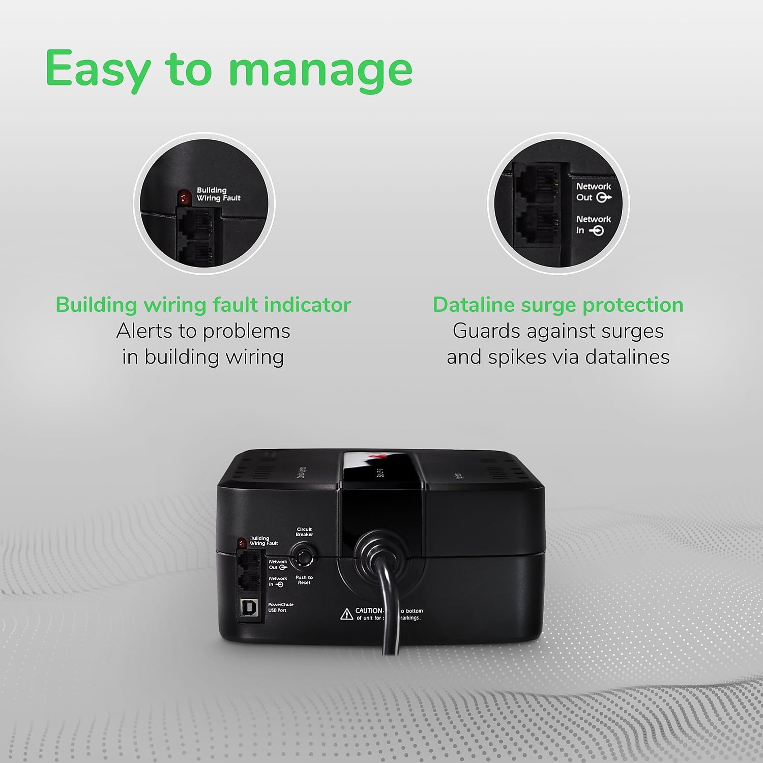 APWBE650G1 - BE650G1 Back-UPS ES 650 Battery Backup System