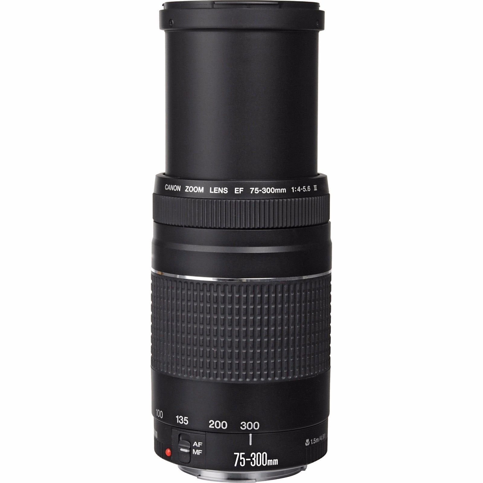 Canon EF 75-300mm f/4-5.6 III Telephoto Zoom Lens Black