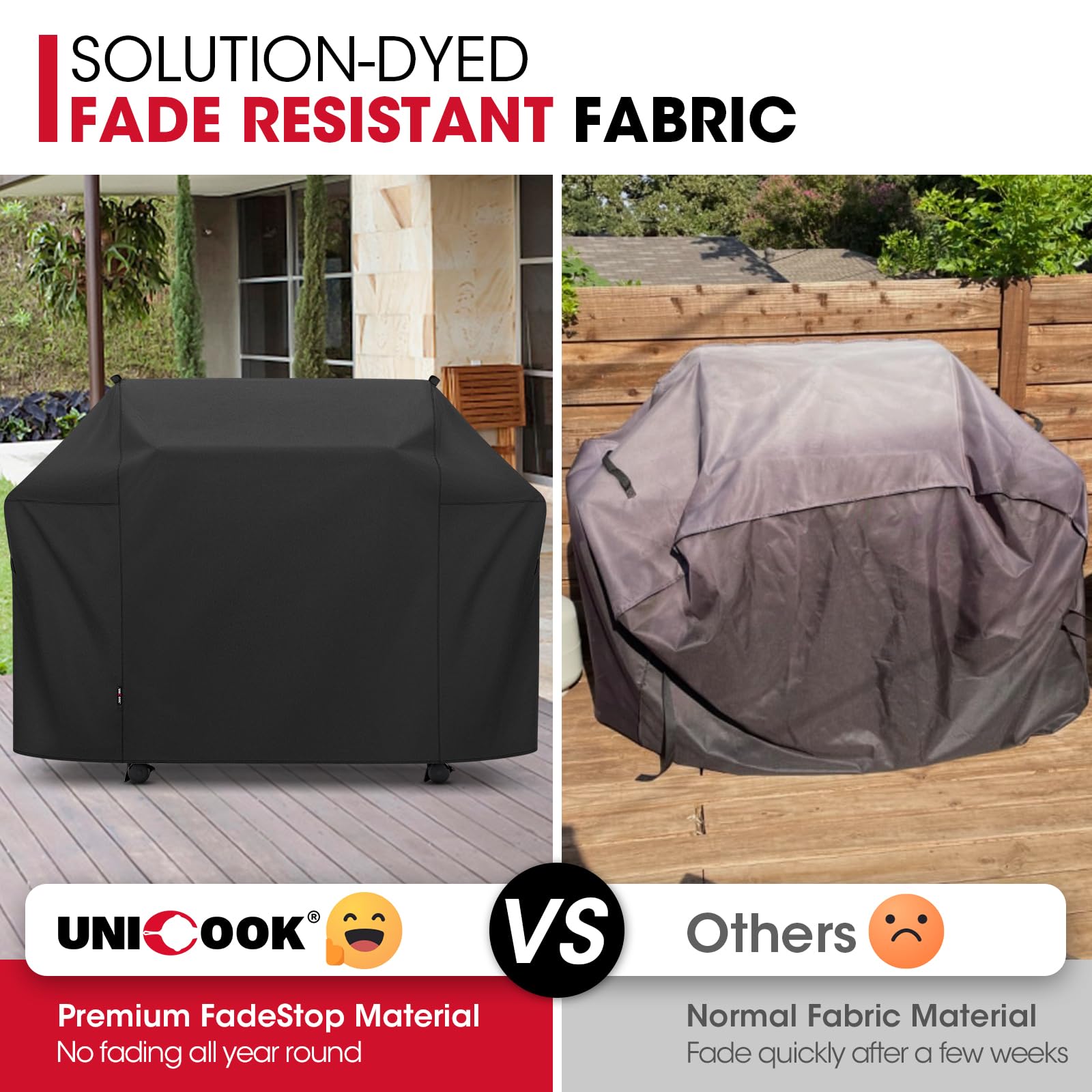 Unicook Grill Cover Compatible with Weber Summit 600 Series and Summit Smart Gas Grills, Heavy Duty Waterproof Outdoor BBQ Cover, Fade Resistant Gas Grill Protector, Compared to Weber 7109