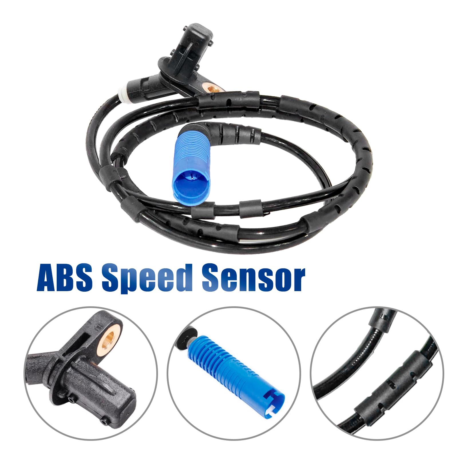 2Pcs ABS Rear Left &Right ABS Wheel Speed Sensor for BMW 3 Series E46 320 323 325 330 M3 34526752683