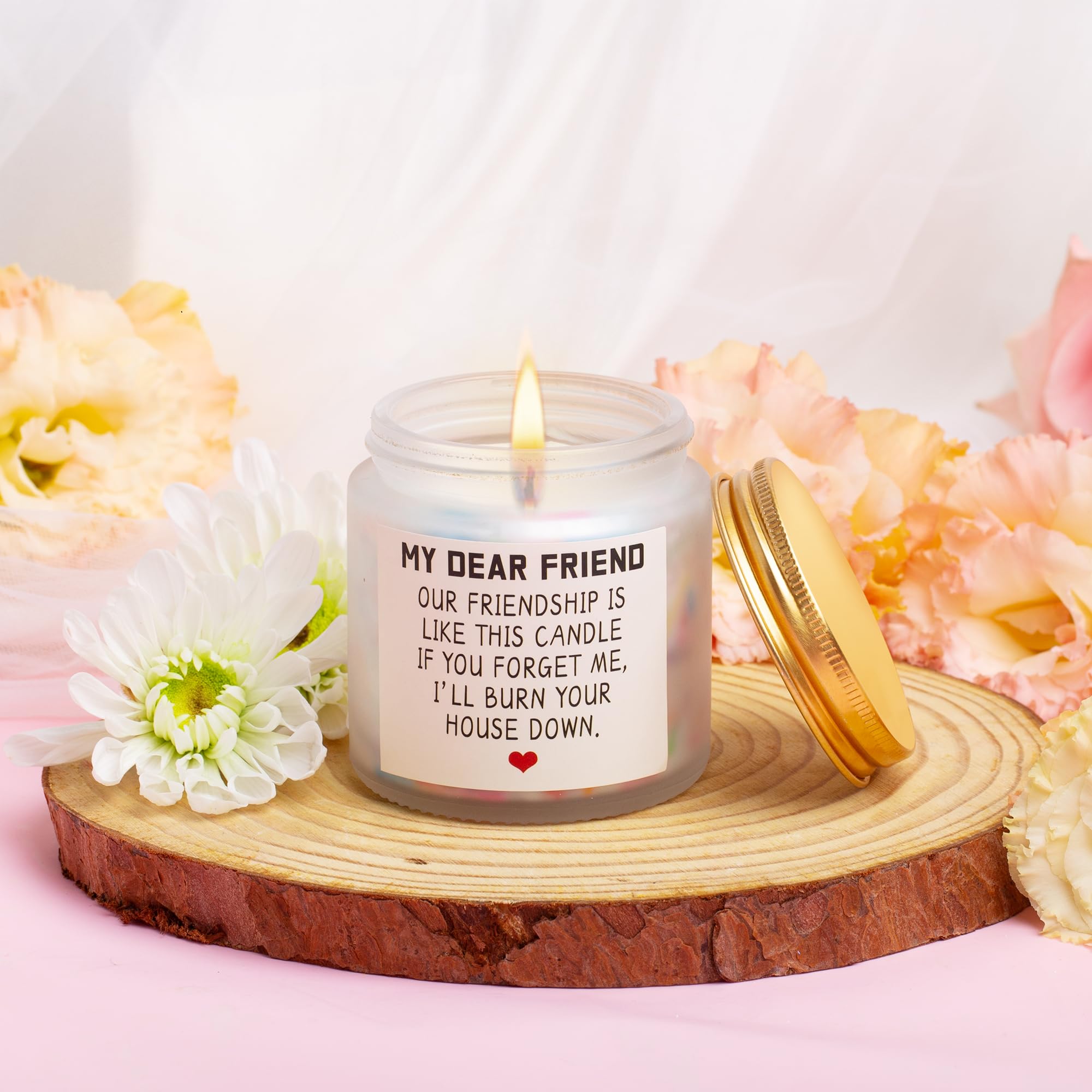 Birthday Gifts for Women Best Friends Friendship Gifts for Women Funny Gifts for Female BFF Female Bestfriend Bestie Scent Candles Coffee Mug Gifts for Friends Her Sister