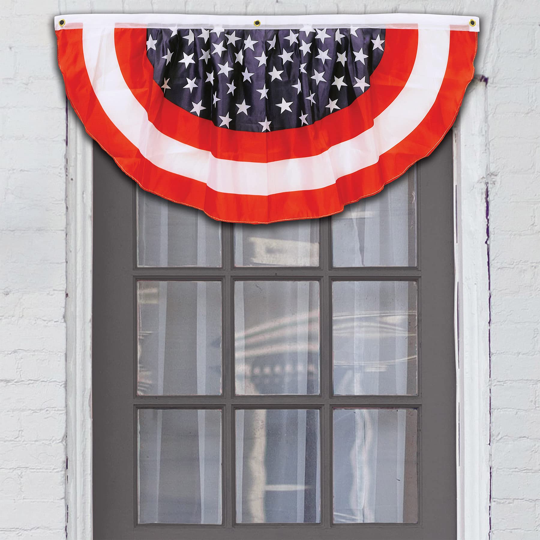 Beistle Stars & Stripes Fabric Bunting