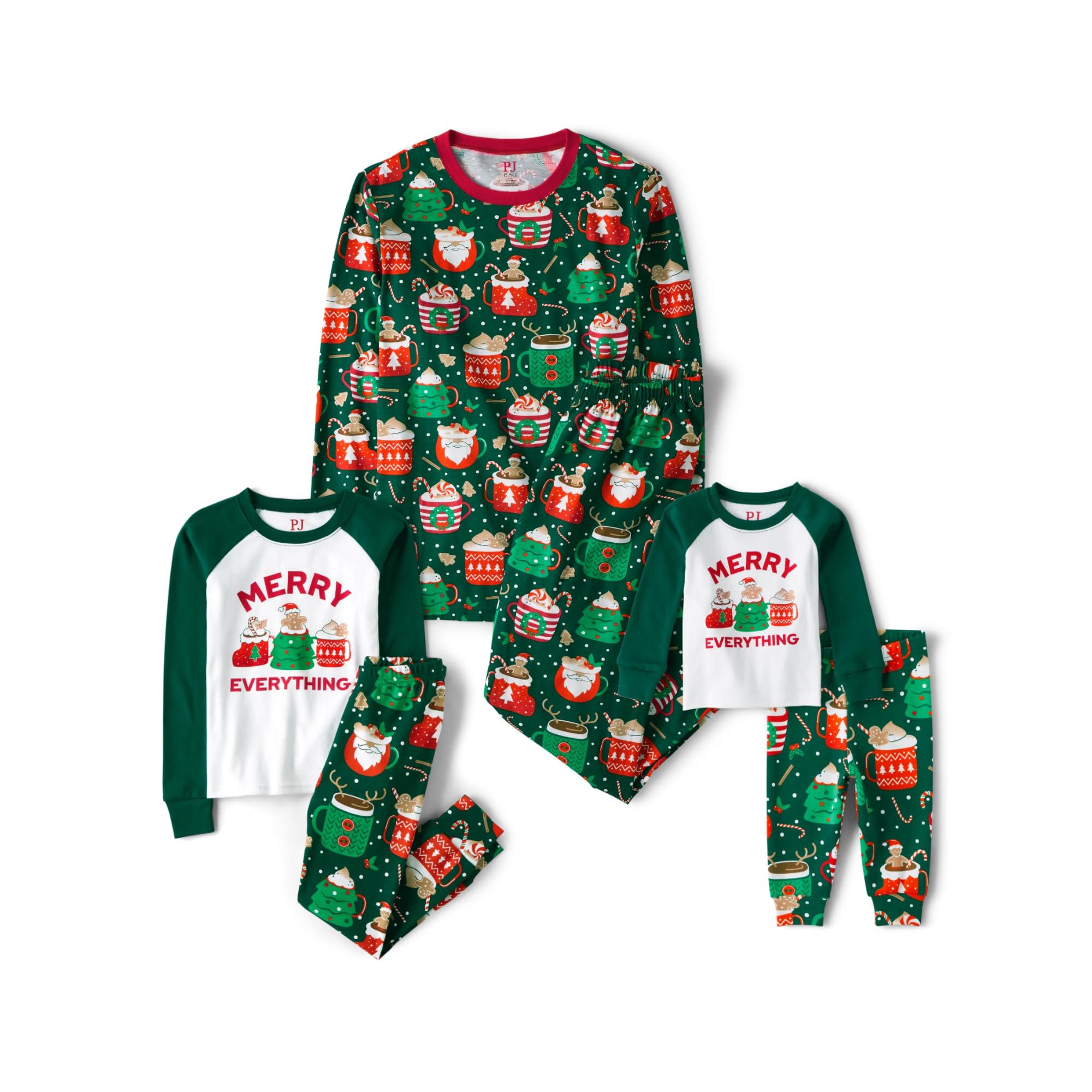 The Children's Place Baby Family Matching, Christmas and Holiday Pajama Sets, Cotton, Coco Mugs, XLarge (Adult)