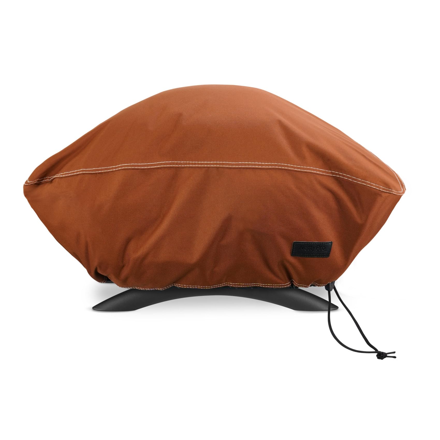 NettyPro Grill Cover for Small Q Series Grills, Waterproof Heavy Duty Portable Grill Cover for Q 1400/1000 Series and Baby Q Gas Grill, Brown