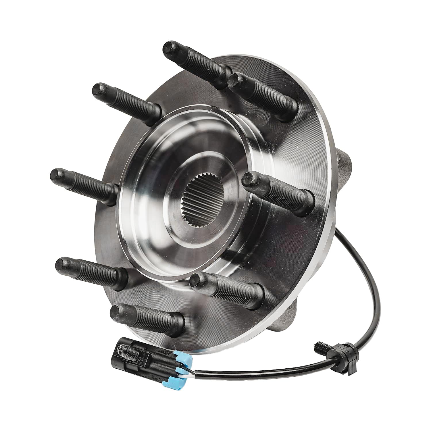 Detroit Axle - 4WD Front Wheel Bearing Hubs for Silverado Sierra 2500 HD 3500 Chevy Avalanche Suburban GMC Yukon XL 2500 Hummer H2 Wheel Bearing and Hubs Assembly Replacement