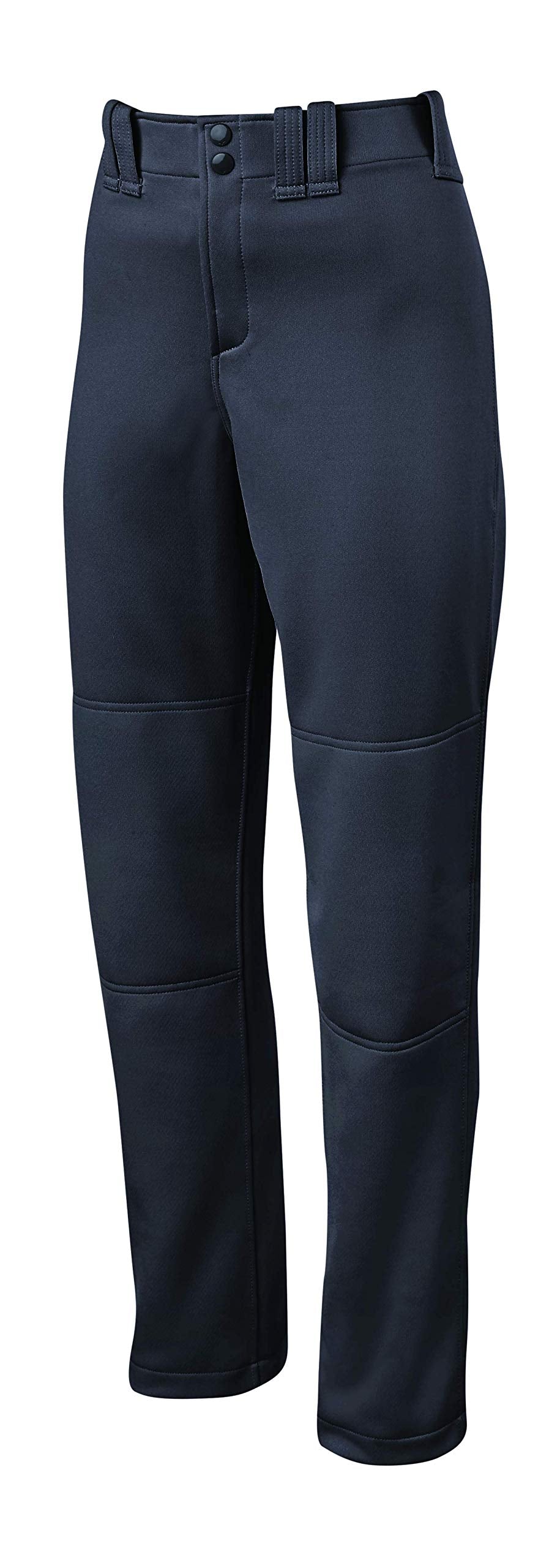 Mizuno Adult Women's Full Length Fastpitch Softball Pants With Hemmed Open Bottom, Charcoal, Small