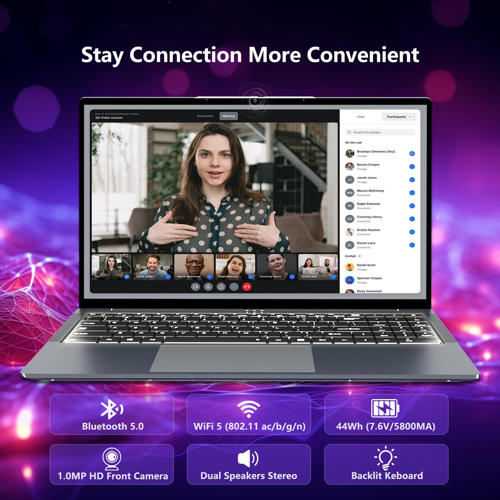 Gaming Laptop i5, 16 inch Laptop Computer Up to 3.60GHz, 2026 Laptop Computers with 16GB RAM 512GB SSD, FHD 1920x1200, 180° Angle Open, Backlit Keyboard, HDMI, Lap top for Student Business Work