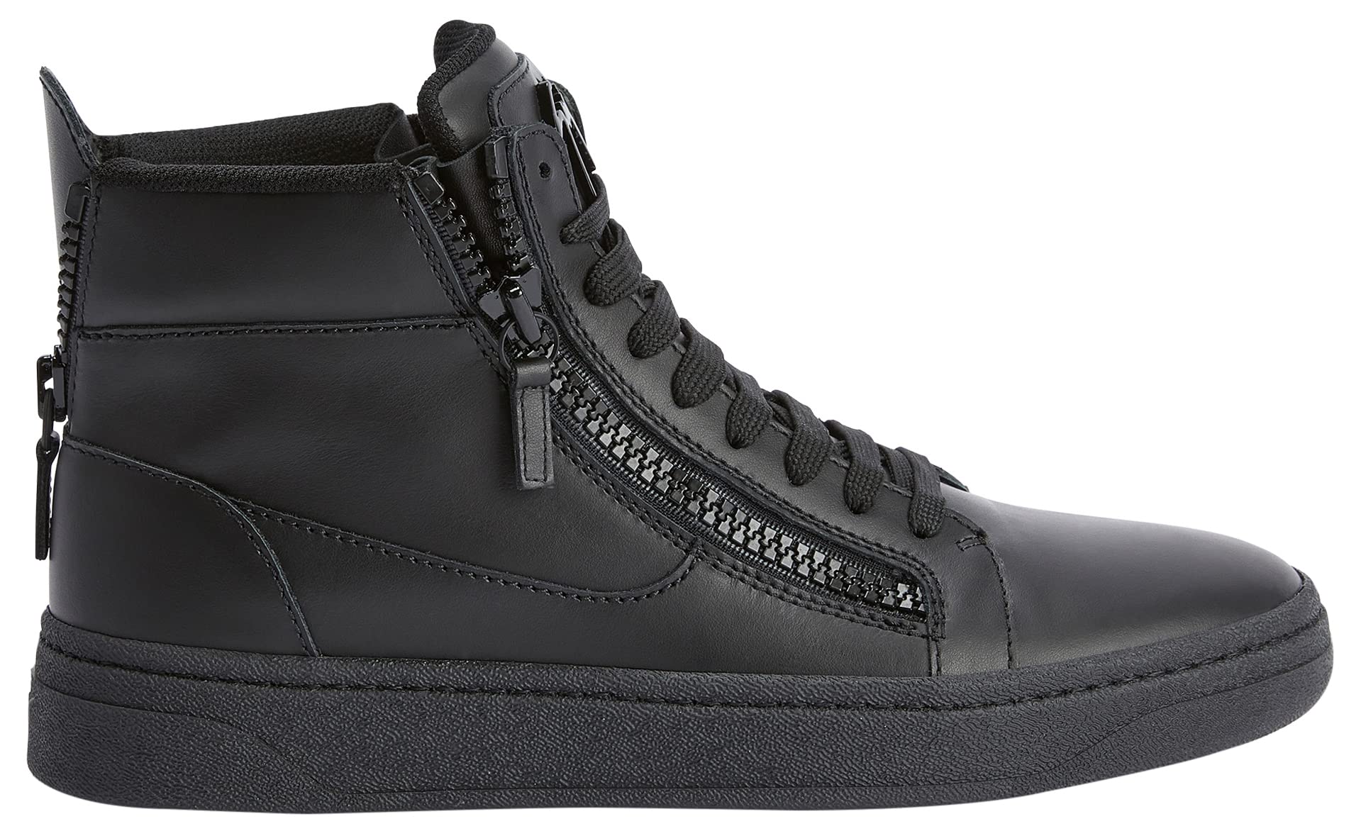 Giuseppe Zanotti, Gz94 Low-Top Sneakers Leather, 11, Black