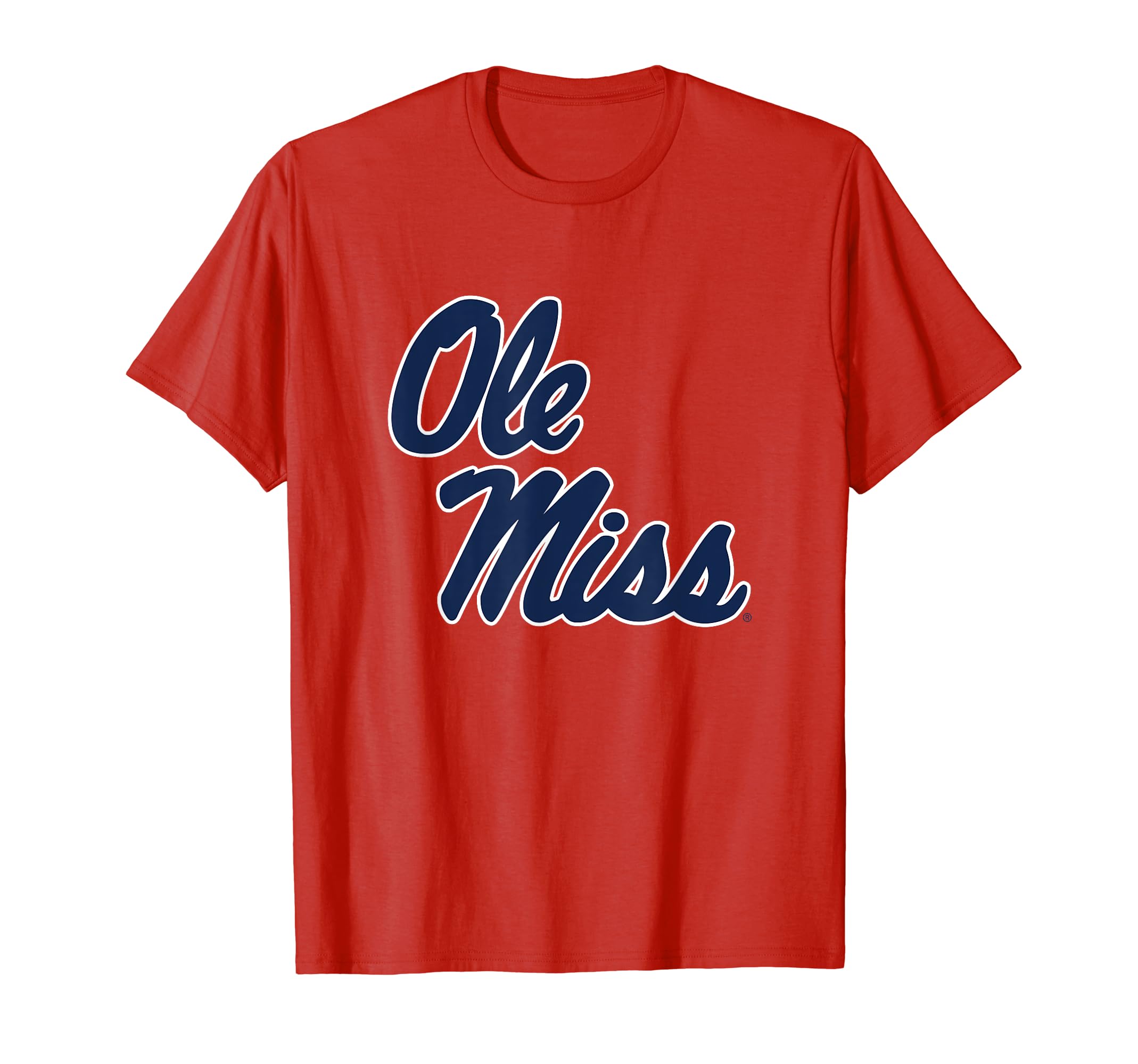 Mississippi Ole Miss Rebels Icon Red Officially Licensed T-Shirt