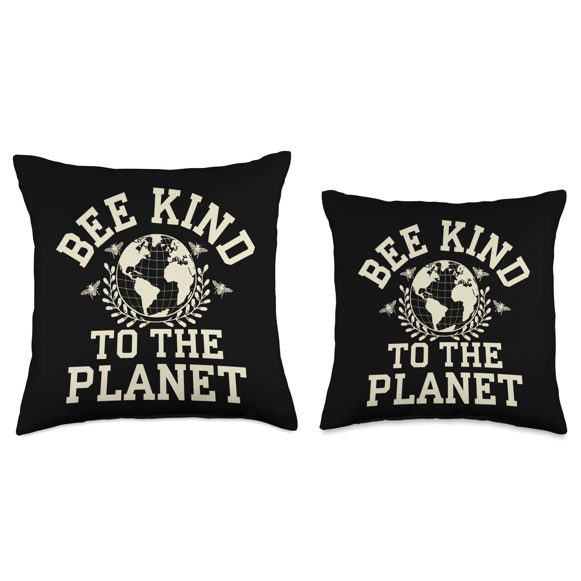 Bee-Friendly Gardener Pollinator Garden and Save the Bees Throw Pillow