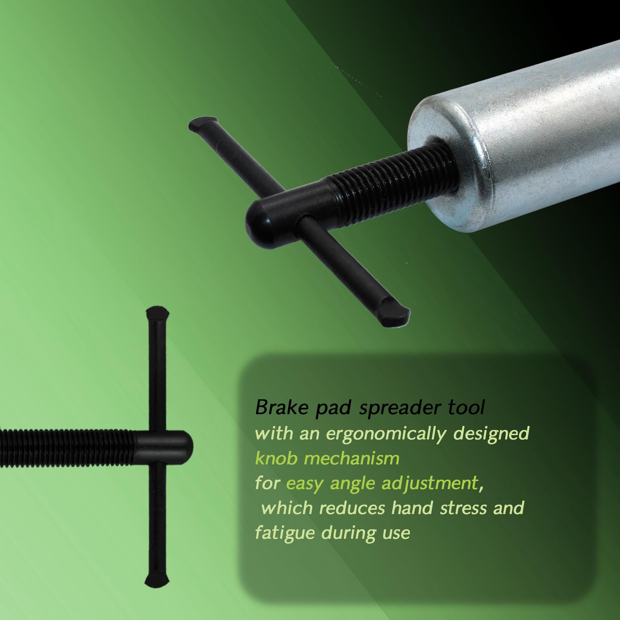 NULTRUMA Brake Pad Spreader Brake Caliper Press Tool Disc Brake Caliper Tool Piston Brake Caliper Compression Tool for One Two Four Six Piston Disc Brake Calipers Silver