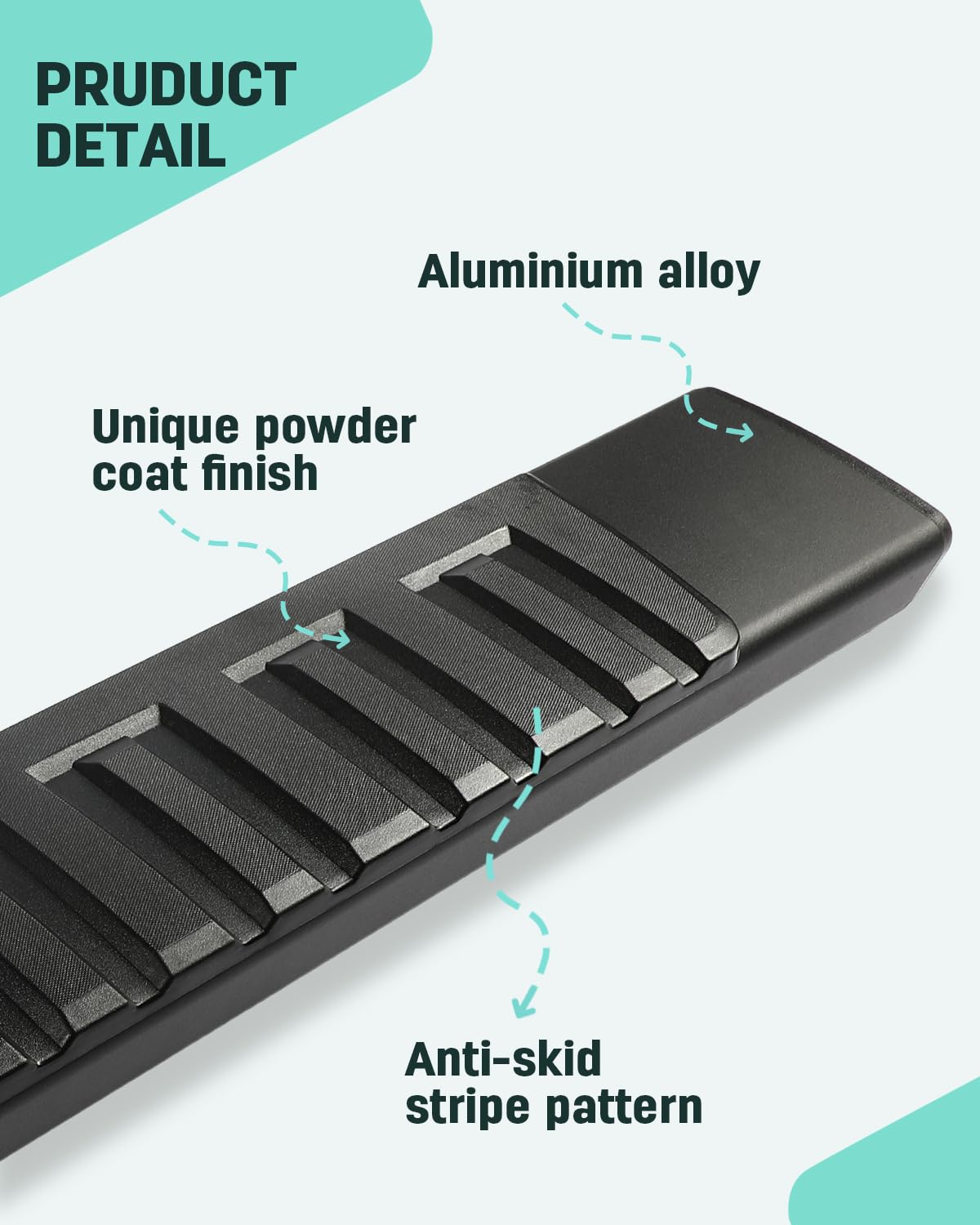 SCITOO 6 Inches Nerf Bar Running Boards Fit for 2009-2018 for Dodge Ram 1500 Crew Cab, 2010-2023 for Ram 2500/3500 (Including 2019-2023 Classic) Black Side Step Rock Sliders