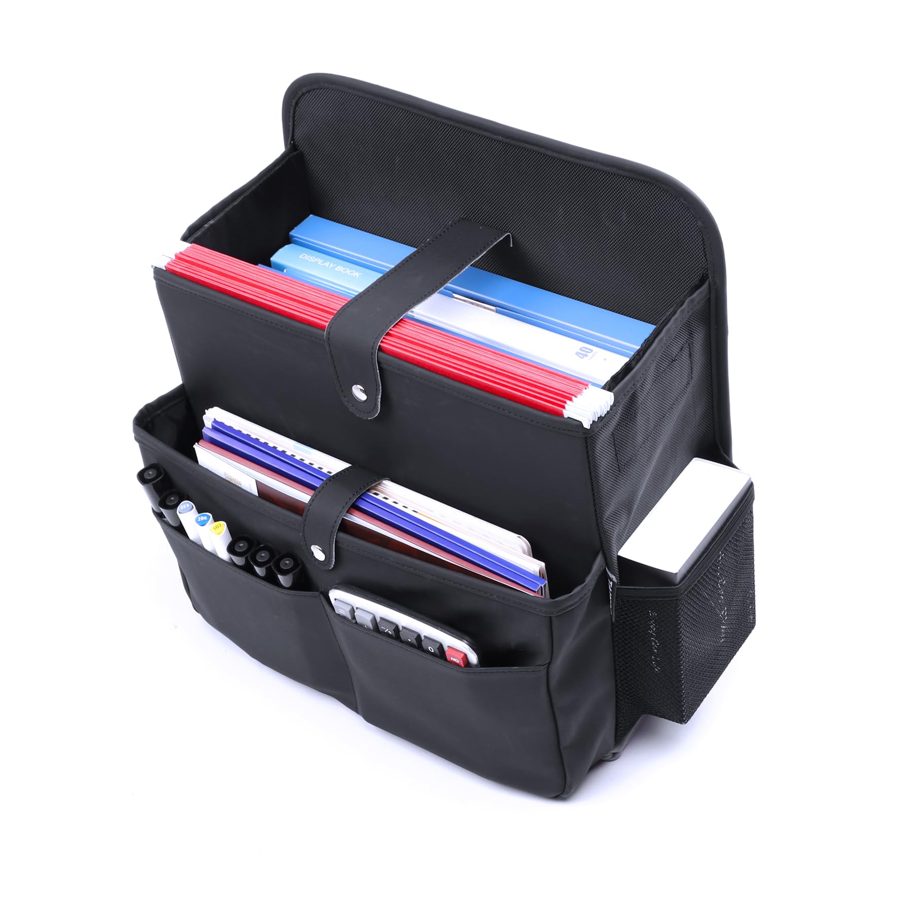 TAIKOO Front Seat Car Organizer，Car File Organizer-Hanging Letters/Legal Folders/Laptops and Tablets，Car Office Large Capacity A4 Letter Sized Document Storage Bag