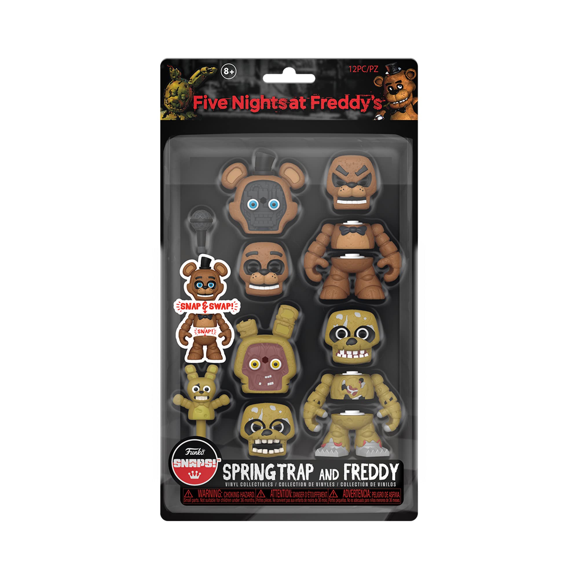 Funko Snaps!: Five Nights at Freddy's - Freddy and Springtrap, 2 Pack