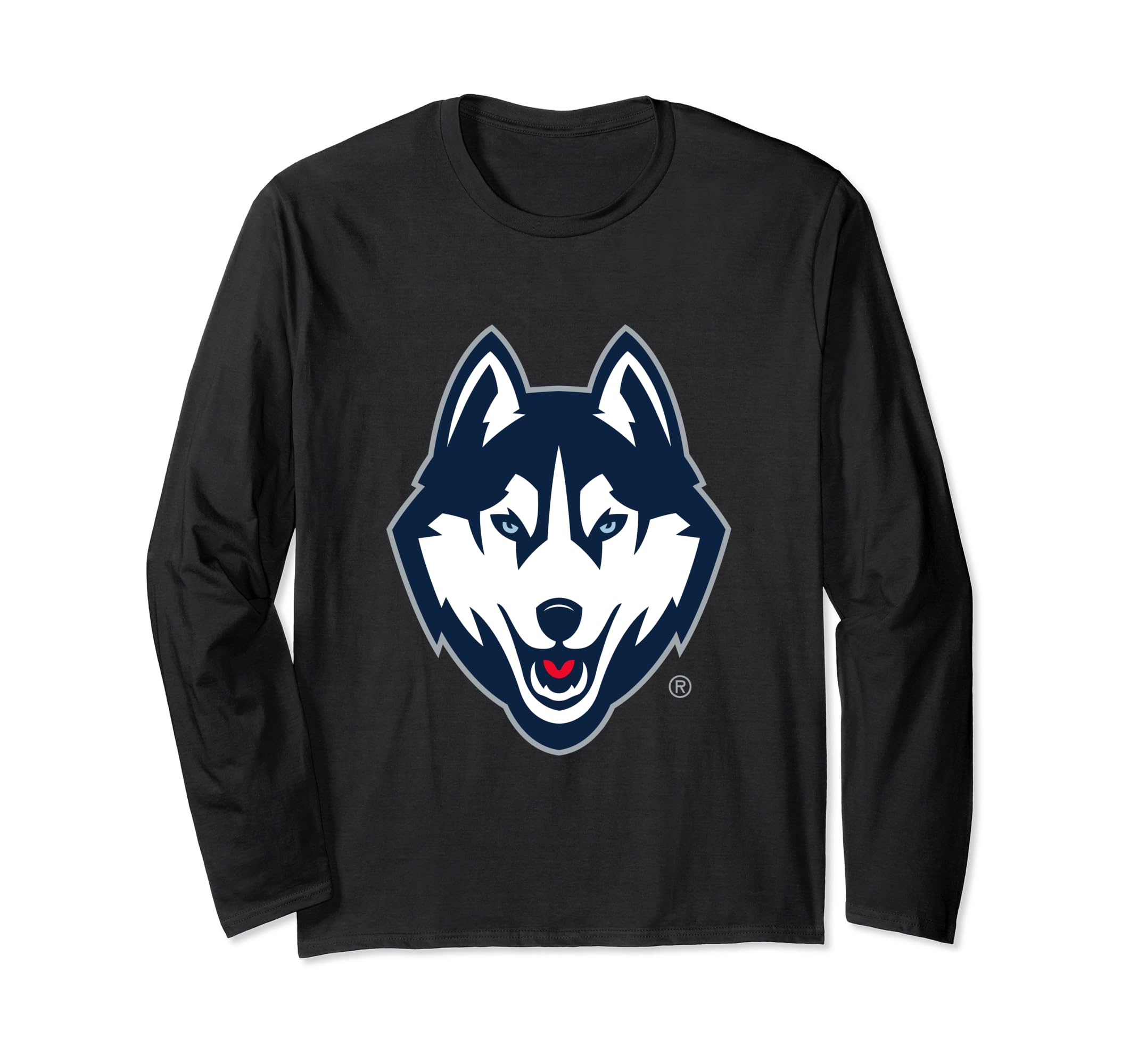 Connecticut Huskies Icon Officially Licensed Long Sleeve T-Shirt