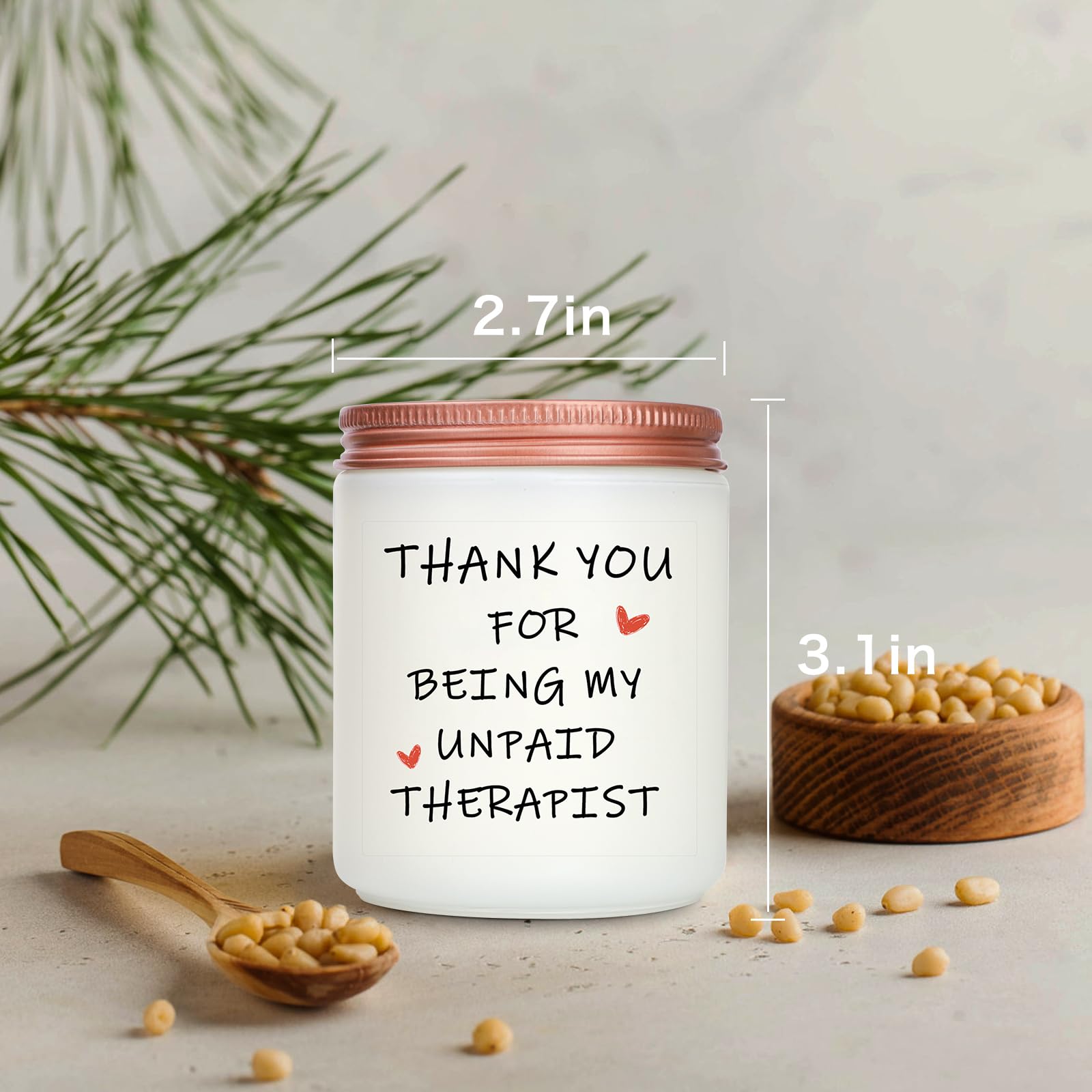 RIZOOCE Best Friend Birthday Gifts for Women, Funny Mothers Day Friendship Sister Coworkers Bestie Mom Gag Gift for Her, Lavender Scented Candles