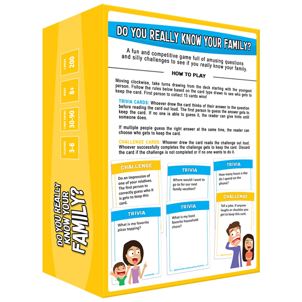 Do You Really Know Your Family? A Fun Family Game Filled with Conversation Starters and Challenges - Great for Kids, Teens and Adults