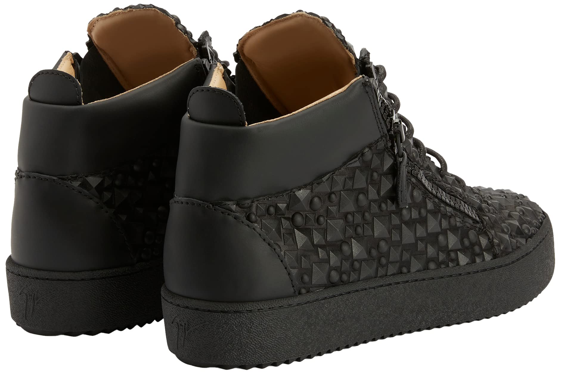 Giuseppe Zanotti, Kriss Mid Top Sneakers, 9, Black