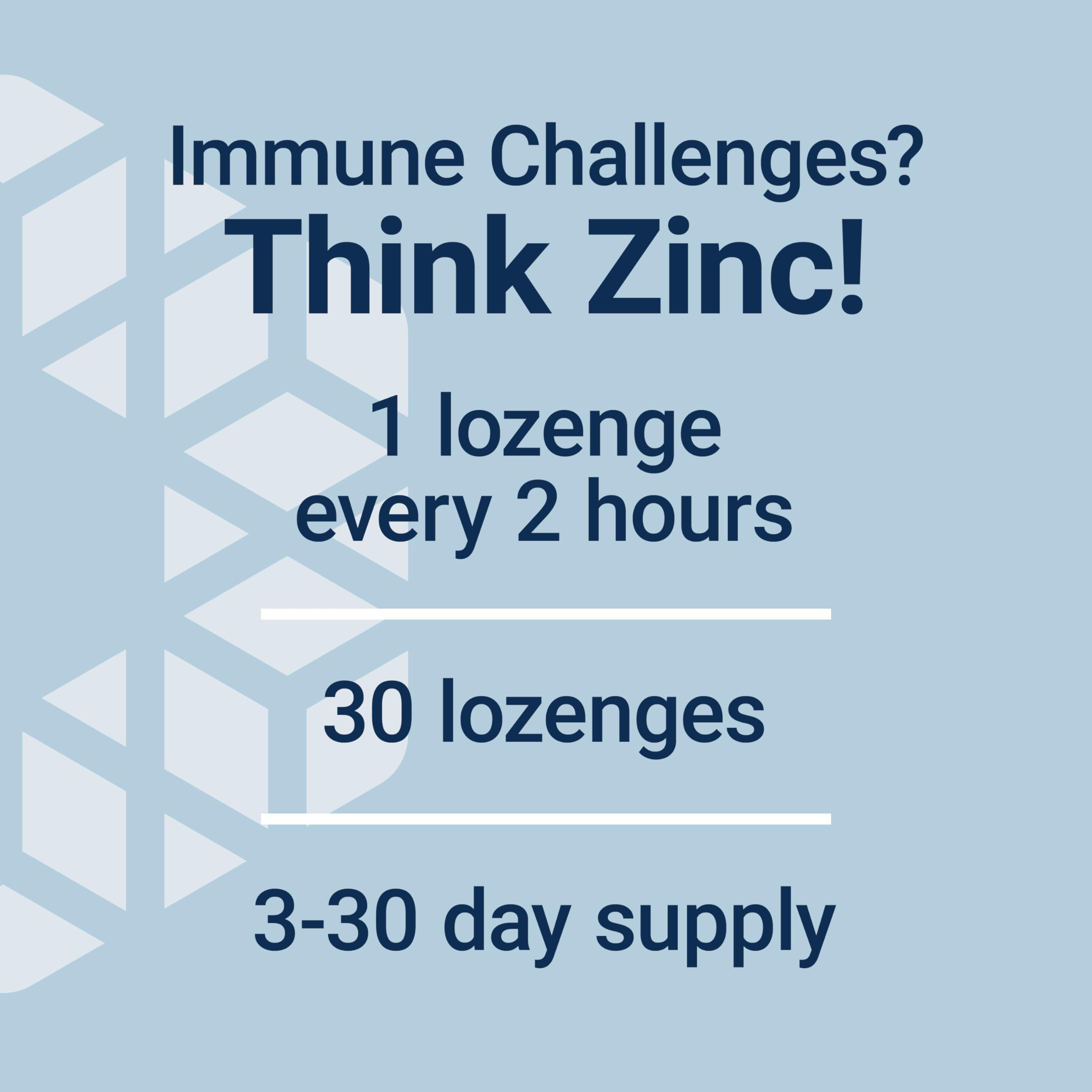 Life Extension Enhanced Zinc Lozenges, zinc Acetate, Optimal Immune Support, Strong Immune Response, Ionic zinc, Non-GMO, Gluten-Free, Vegetarian, 30 lozenges