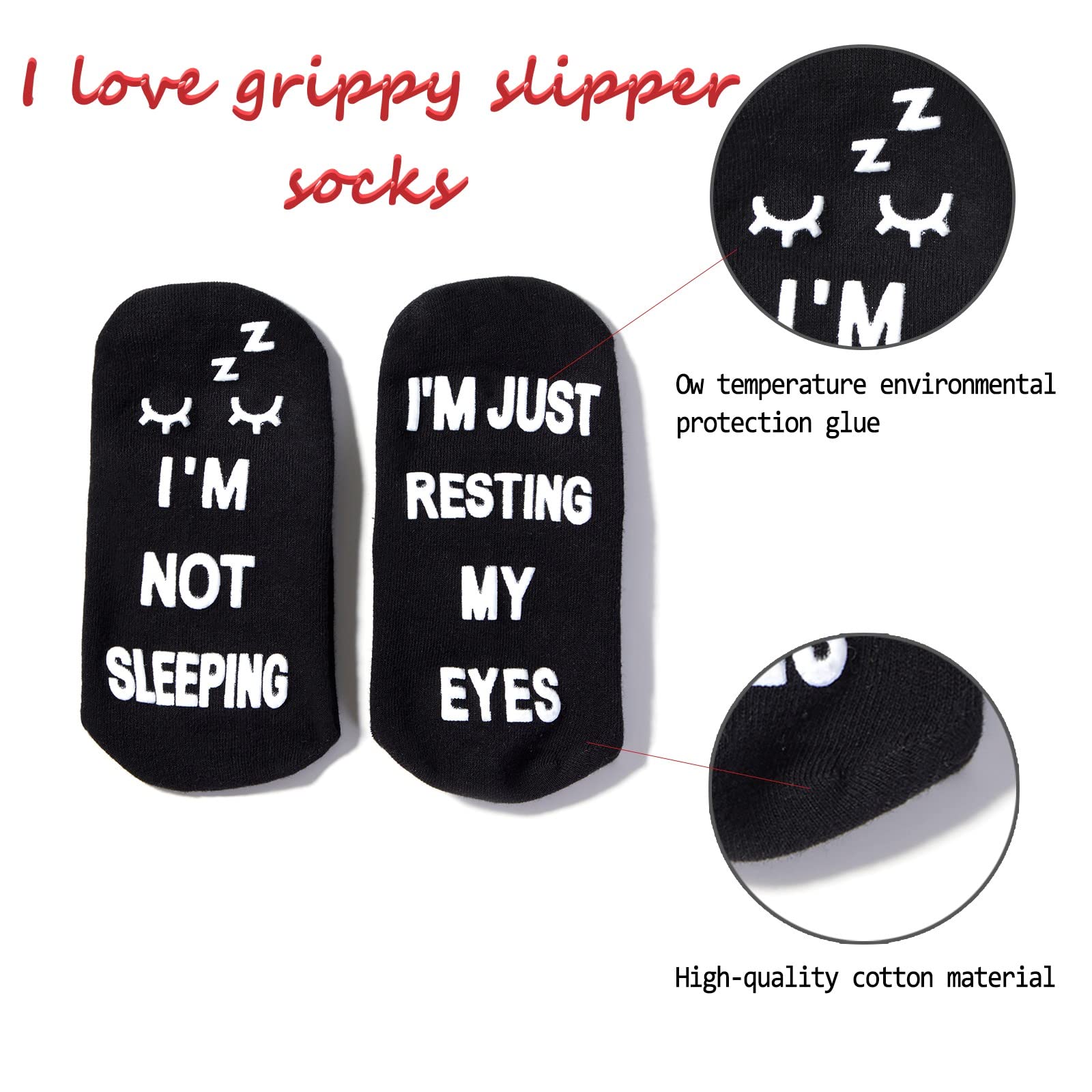 ZXGXLAW Birthday Gifts for Dad,Men Husband Grandpa Women idea Fathers Day Christmas Im Not Sleeping Funny Socks