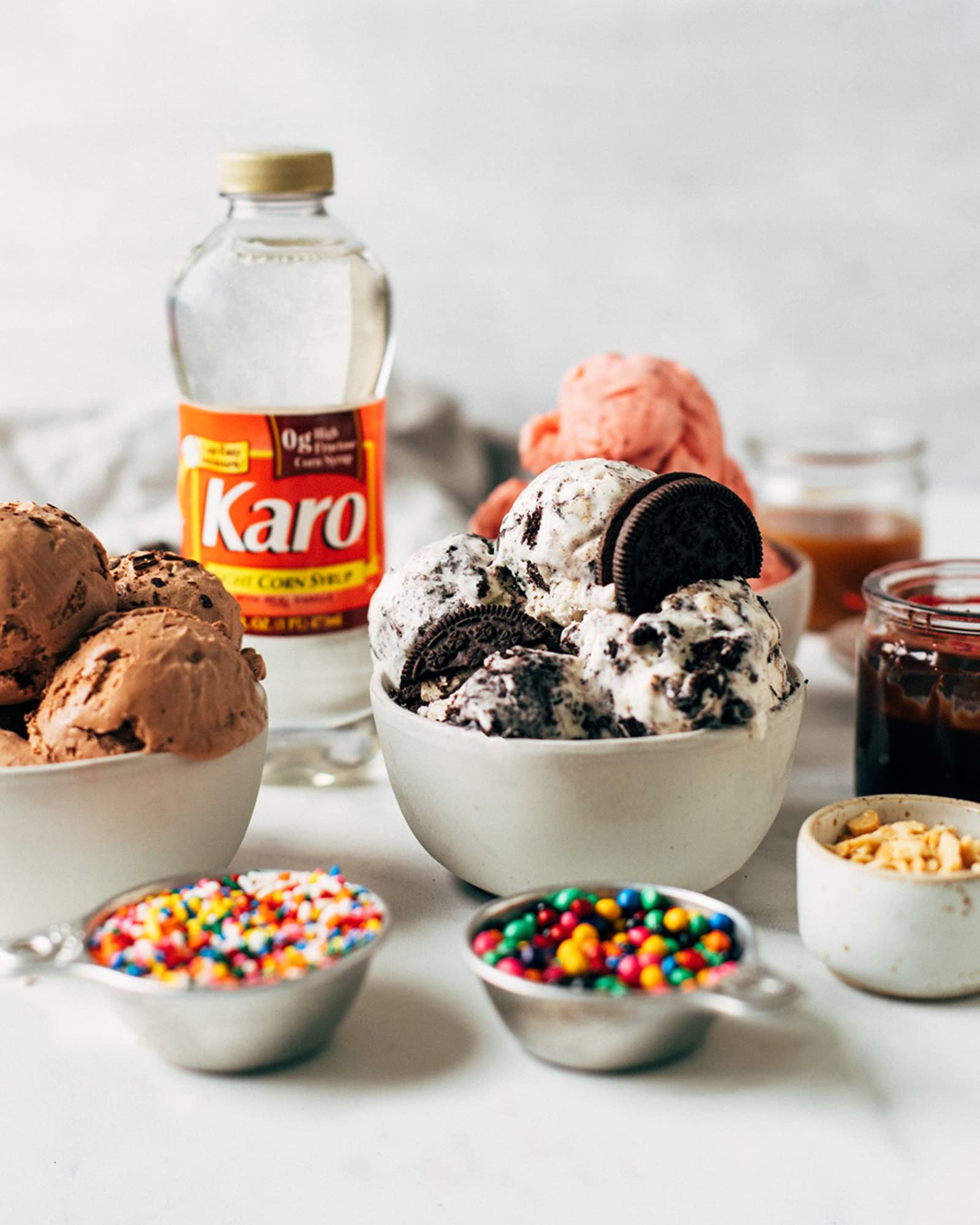 Karo - Light Corn Syrup with Real Vanilla, 1 Gallon Bottle - Includes Karo Measuring Spoon