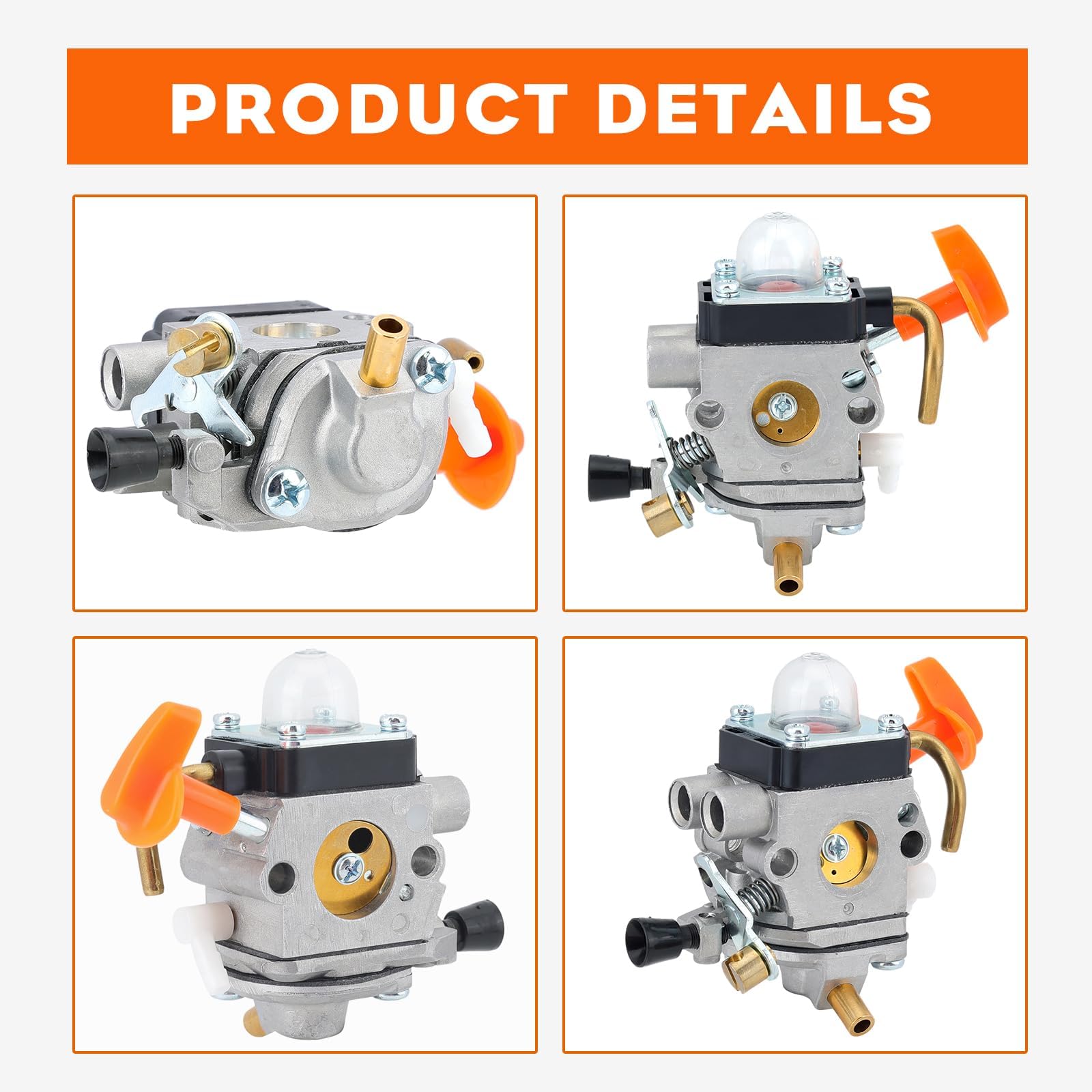 Hipa FS90R Carburetor for STIHL HT101 FS110R FS90 KM110R FS100RX KM90R FS110 FS130R FS 90R KM130R HT 101 FS 110 FS130 FS 110R FC90 HT131 HL100K HL100 FS100 HT100 FS87 HL90 Trimmer C1Q-S174