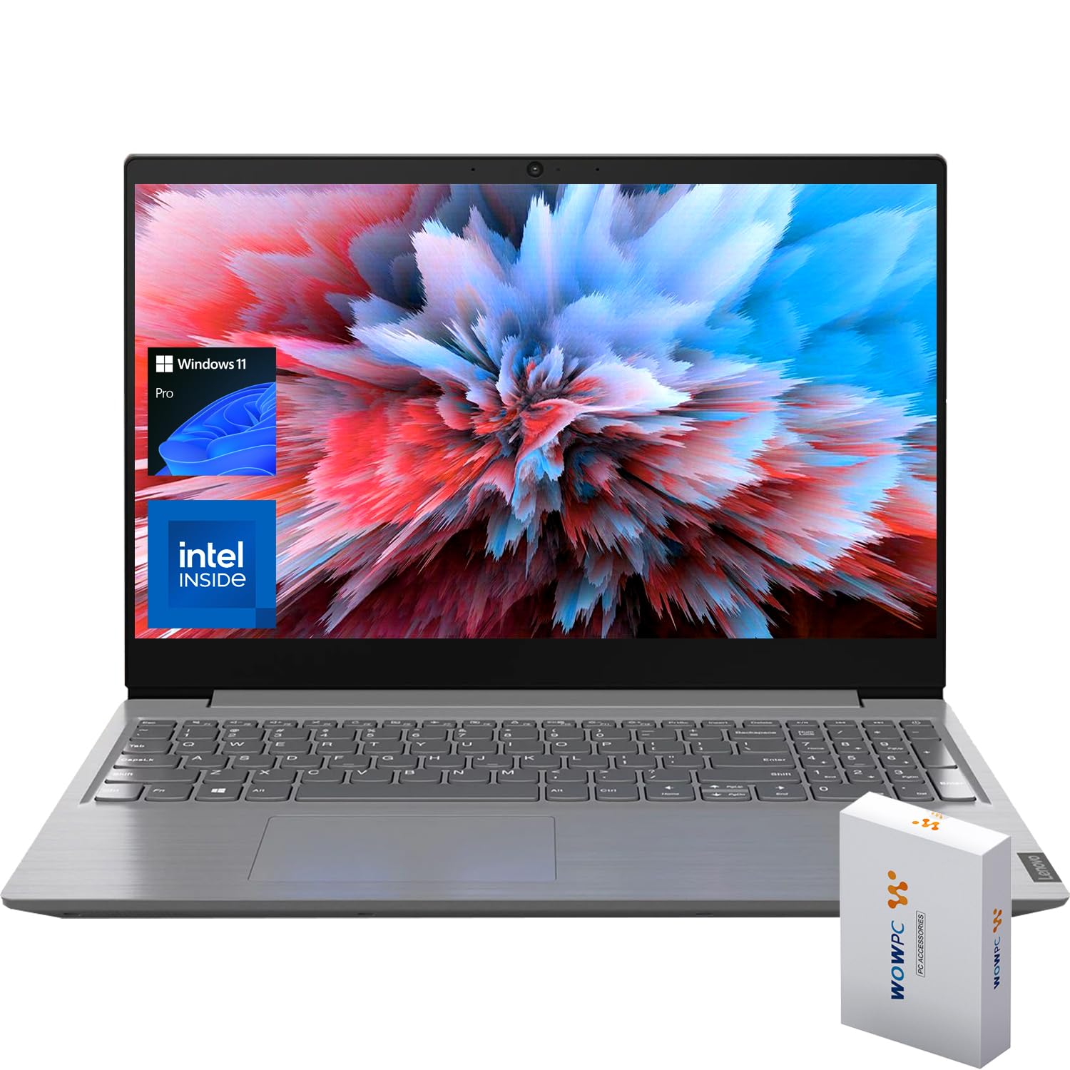 Lenovo V15 Business Laptop, 1TB SSD Storage, Intel Dual-core Processor, 15.6" Anti-Glare Display, Wi-Fi & Bluetooth, SD Card Reader, w/WOWPC Bundle, Windows 11 Pro, Includes 1-Year Microsoft 365