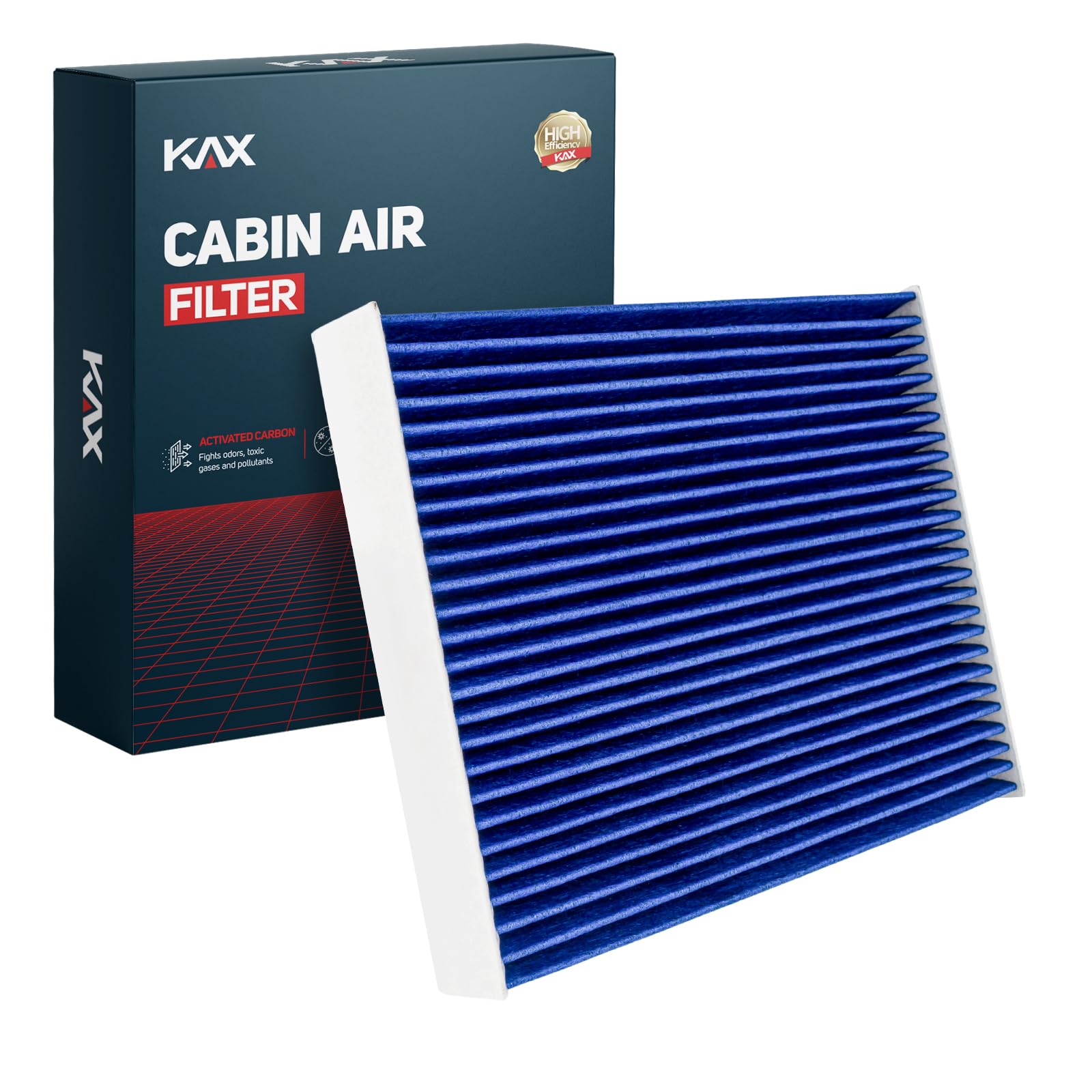 KAX Cabin Air Filter, CF11174 Replacement for Milan 2010 2011, MKZ Fusion 2010 2011 2012, w/Activated Carbon Passenger Compartment Air Filter, 200% Longer Life