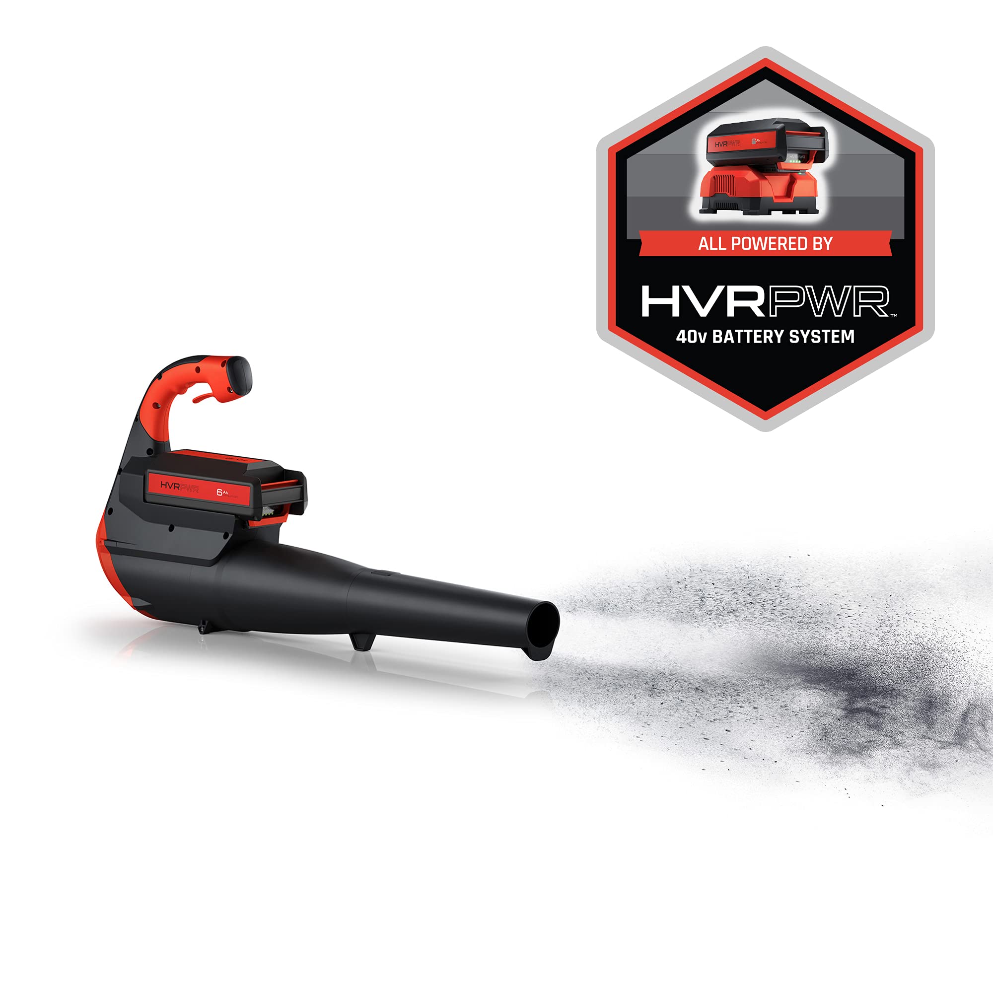 Hoover Commercial HVRPWR™ 40V Cordless Blower, Lightweight Portable, 11 Pounds, CH97019, Black/Orange (Tool Only)