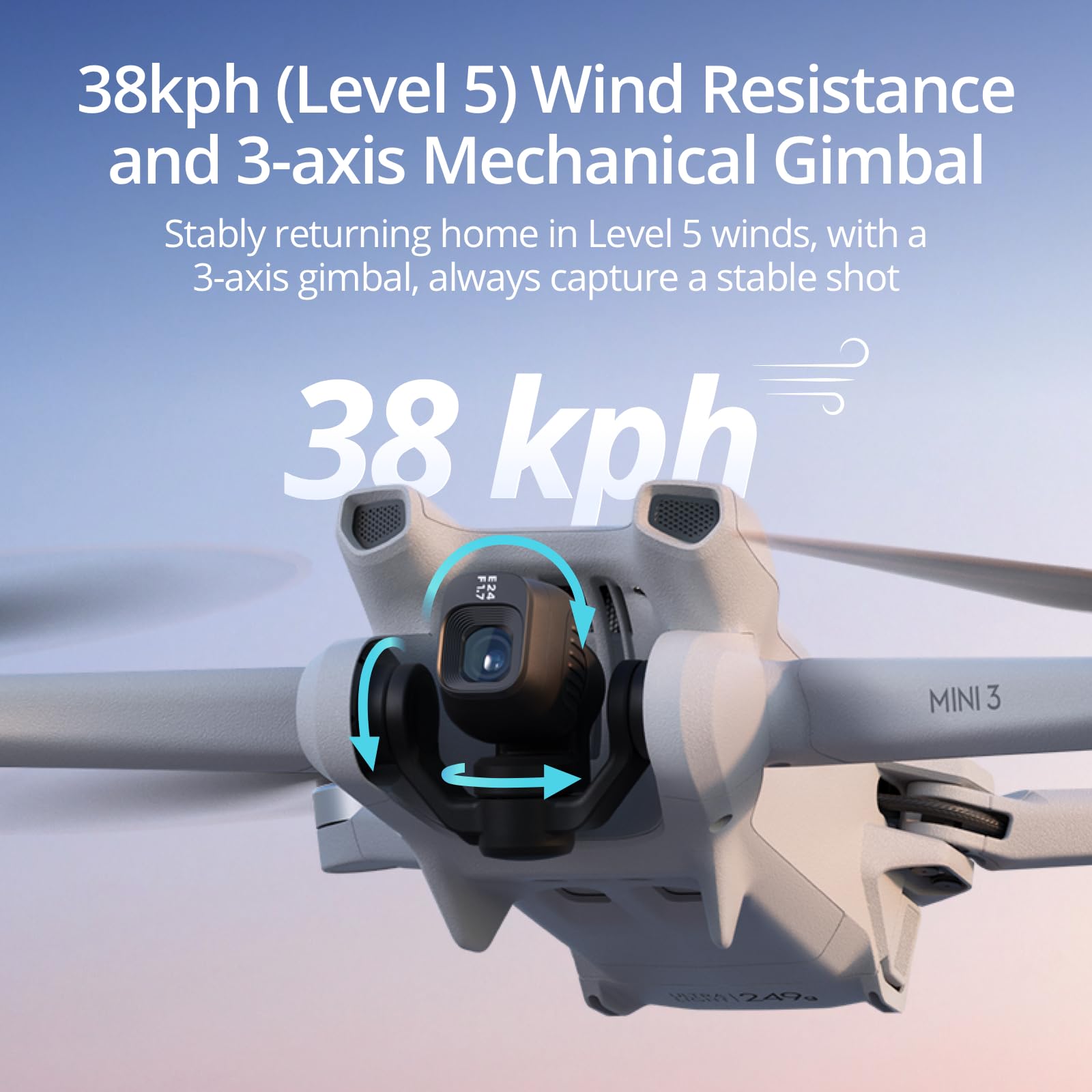 DJI Mini 3 Fly More Combo (DJI RC), Drone Under 249g, 3 batteries for 114-Min Max Flight Time, True Vertical Shooting, Return to Home, 10km Max Video Transmission, Drone with Camera 4K for Beginners