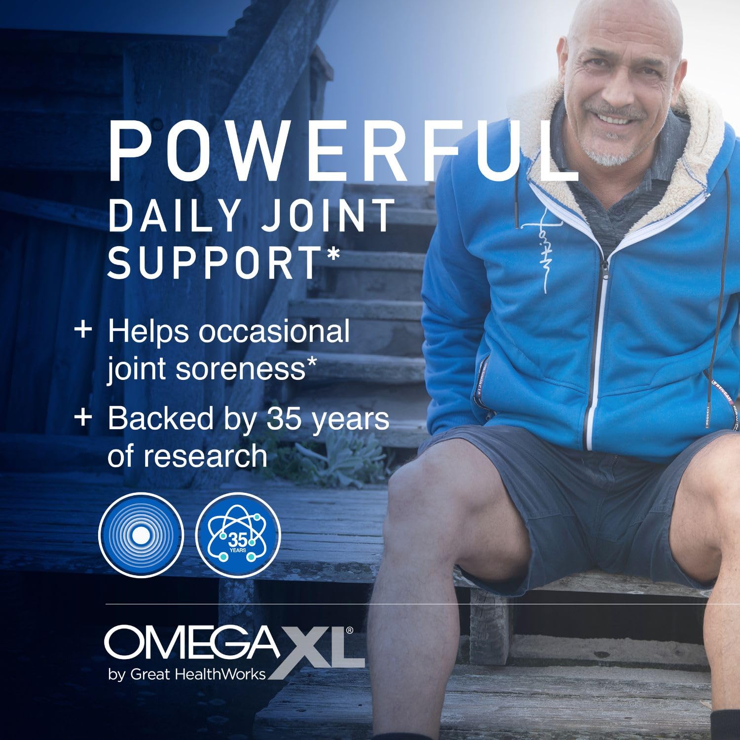 OmegaXL Joint Support Supplement - Natural Muscle Support, Green Lipped Mussel Oil, Soft Gel Pills, Drug-Free, 300 Count