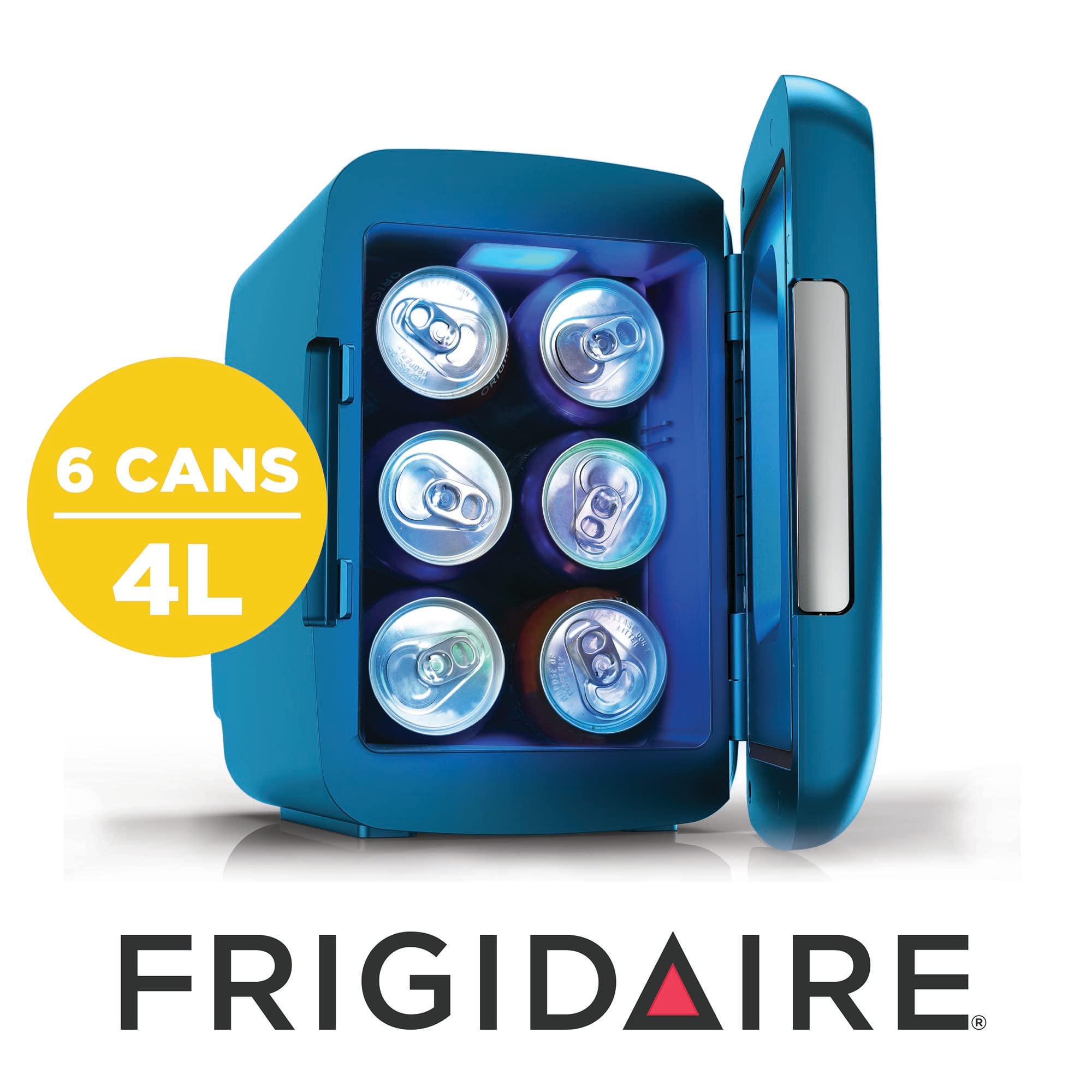 Frigidaire EFMIS179 Gaming Light Up Mini Beverage Refrigerator, Pack of 1, Blue