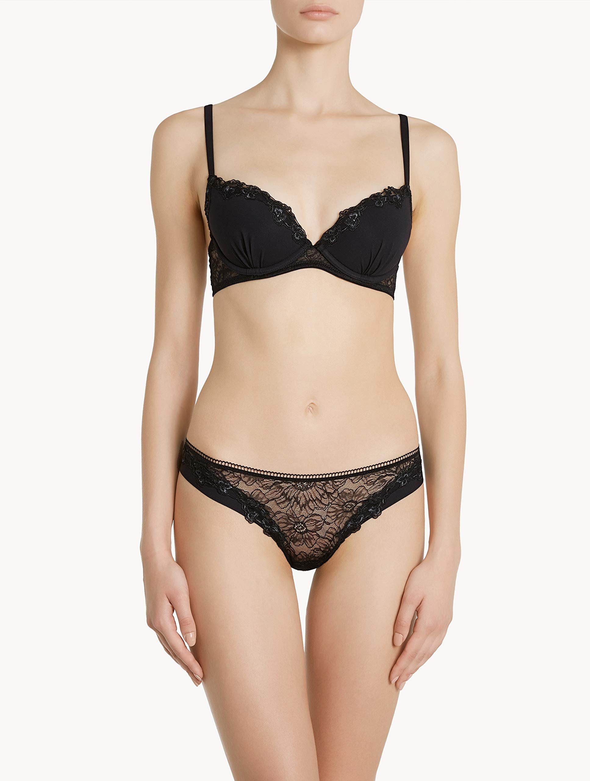 La Perla, Dreamcatcher Push-Up Bra, 36B, Black