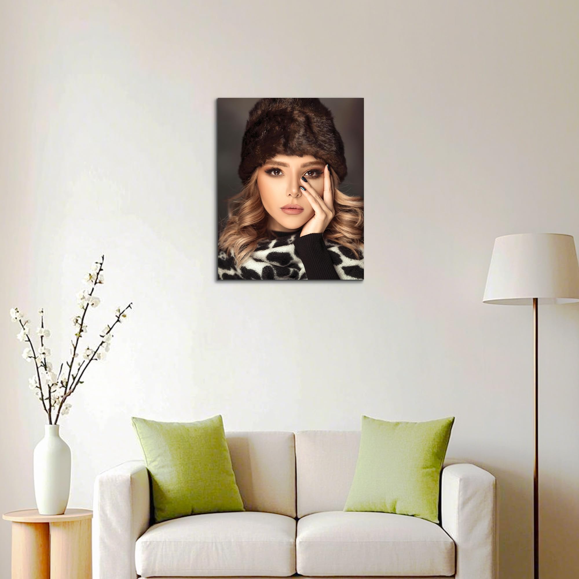 GagetElec Personalized Canvas Prints with Your Photos, Unique Gifts for Weddings, Birthdays & Festival, Custom Wall Art Decor with Personal Portrait (8" X 10")