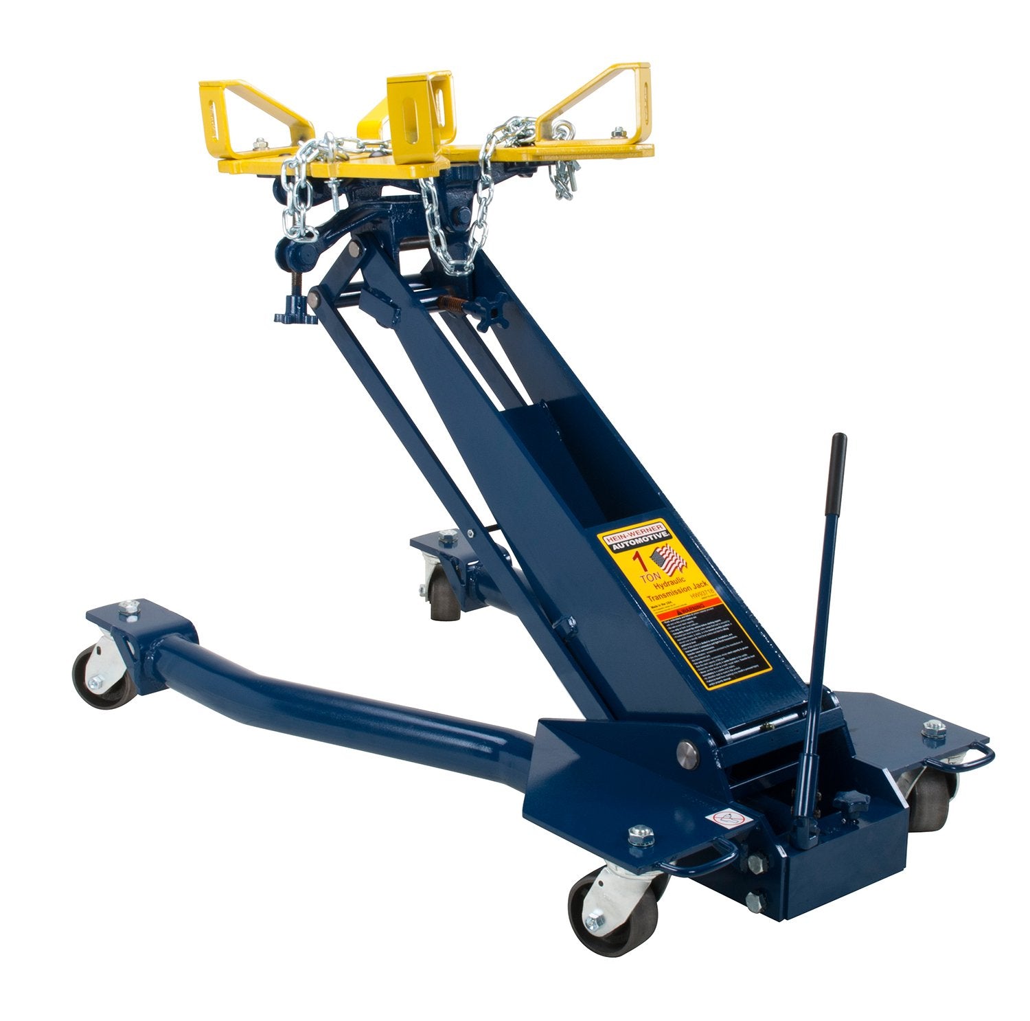 Hein-Werner Floor Style Transmission Jack, 2000 Lb, Blue (HW93718)