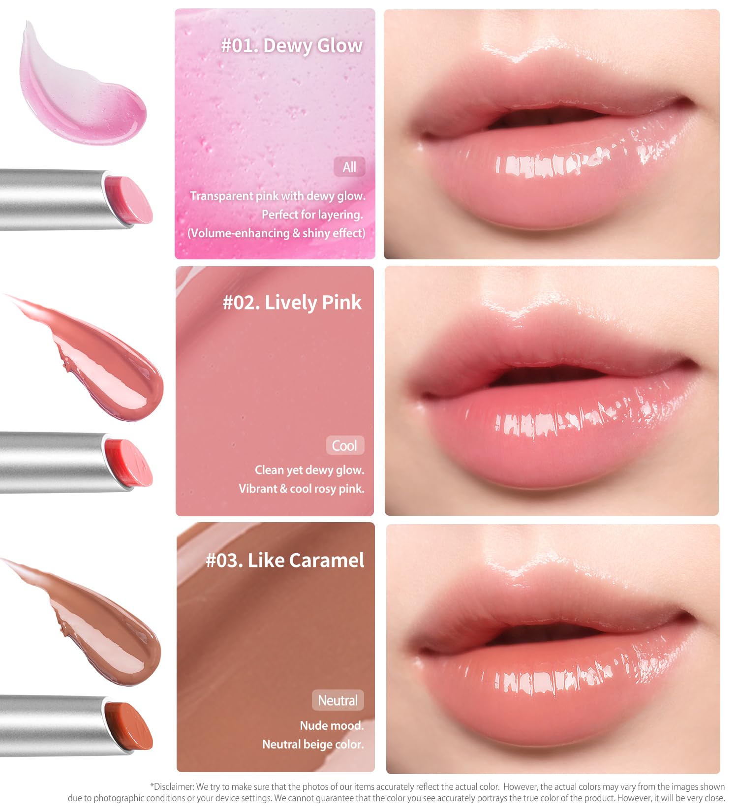 Heart Percent Dote On Mood Dewy Melting Lipstick High-Shine Glow & Wet Look Glossy Finish Lip Color, #05. Mauve Dew