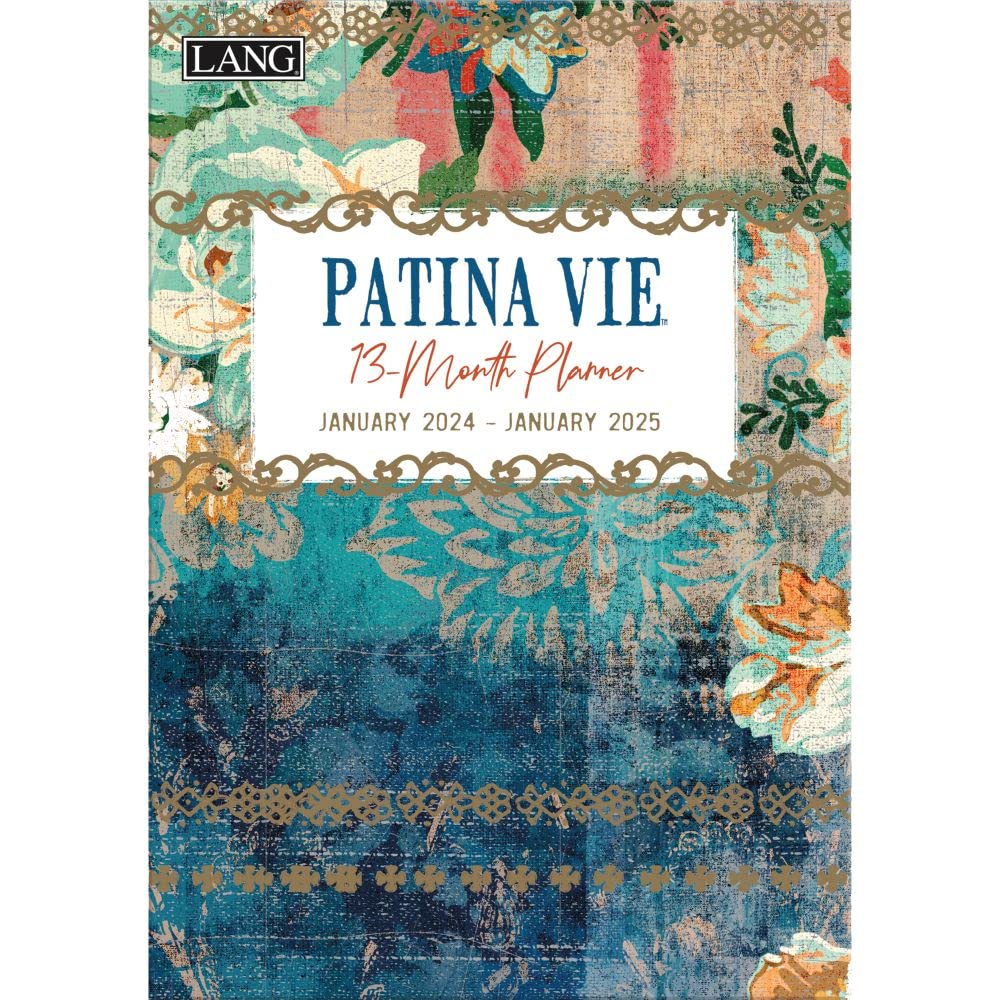 LANG Patina Vie 2024 Monthly Planner (24991012125)