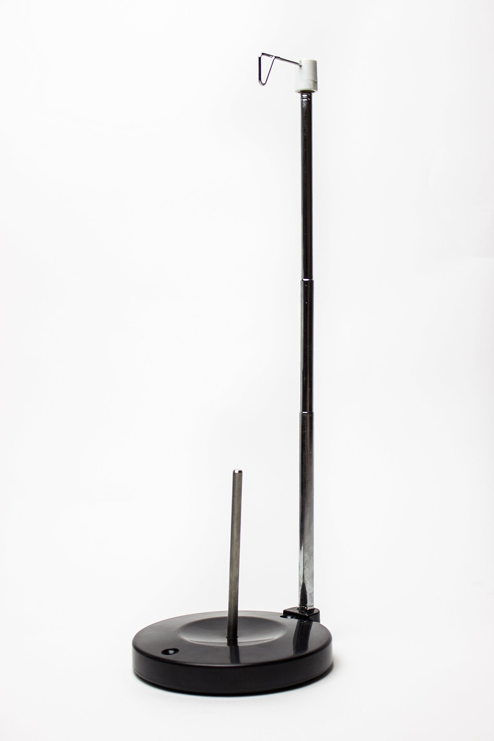 Embroidex Adjustable Single Thread Spool Holder – Stand alone Embroidery, Sewing or Quilting Thread Holder or Stand – Ensures Smoother Feed = Heavy Plastic Base