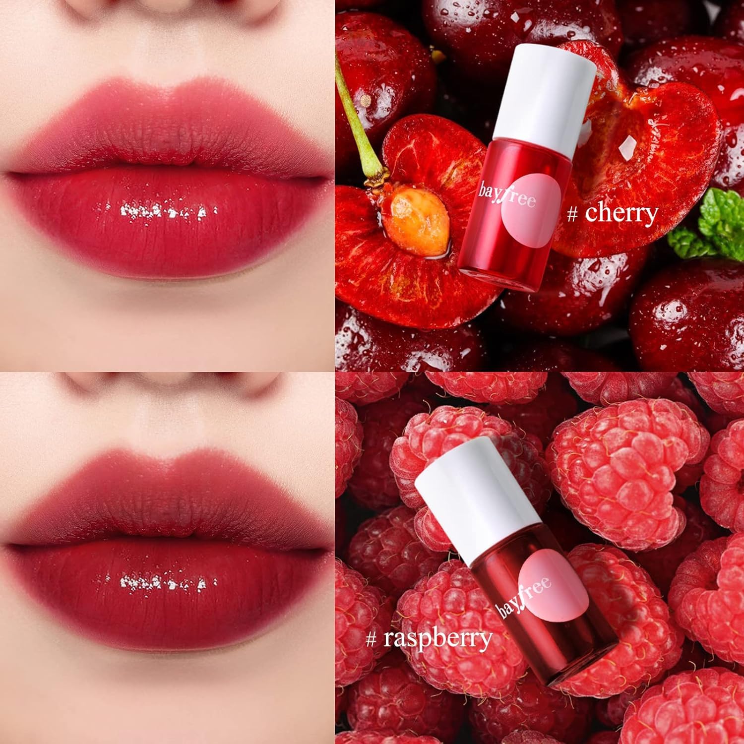 bayfree Lip Tint Stain Set, Lip Stain Long Lasting Waterproof, Lightweight, Non-sticky, Transfer-Proof Lip Gloss, Matte Finish Korean Makeup (made into jam)