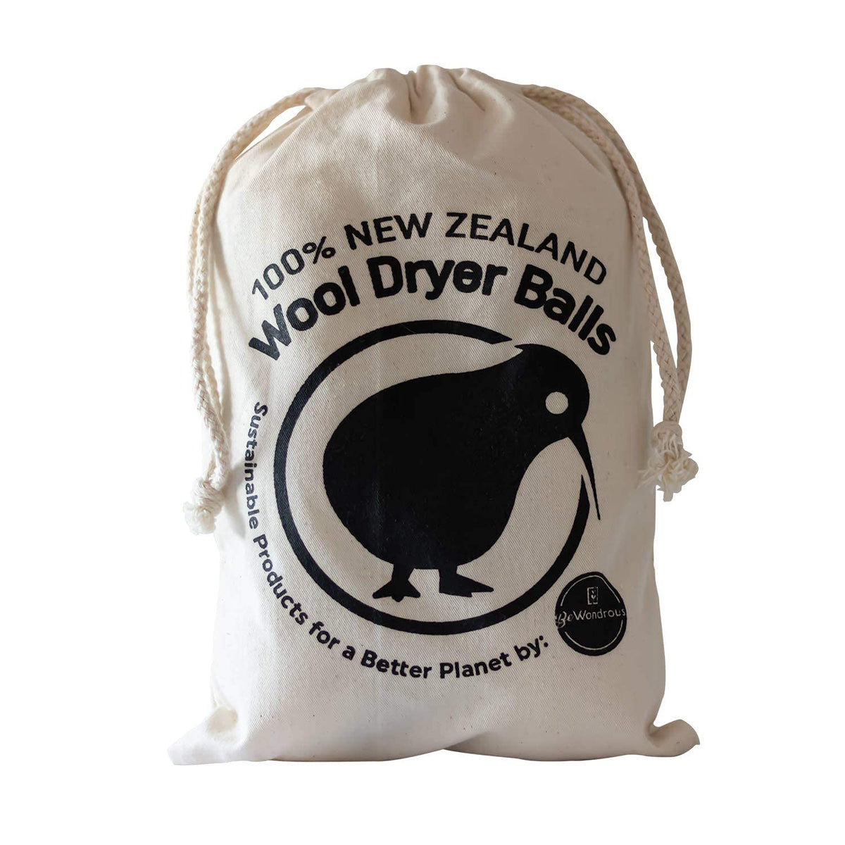 BeWondrous Wool Dryer Balls XL, 100% New Zealand Organic Wool - Reusable Natural Fabric Softener for Laundry, Dryer Sheets Alternative - Prevent Wrinkles and Anti Static (White, 6-Pack)