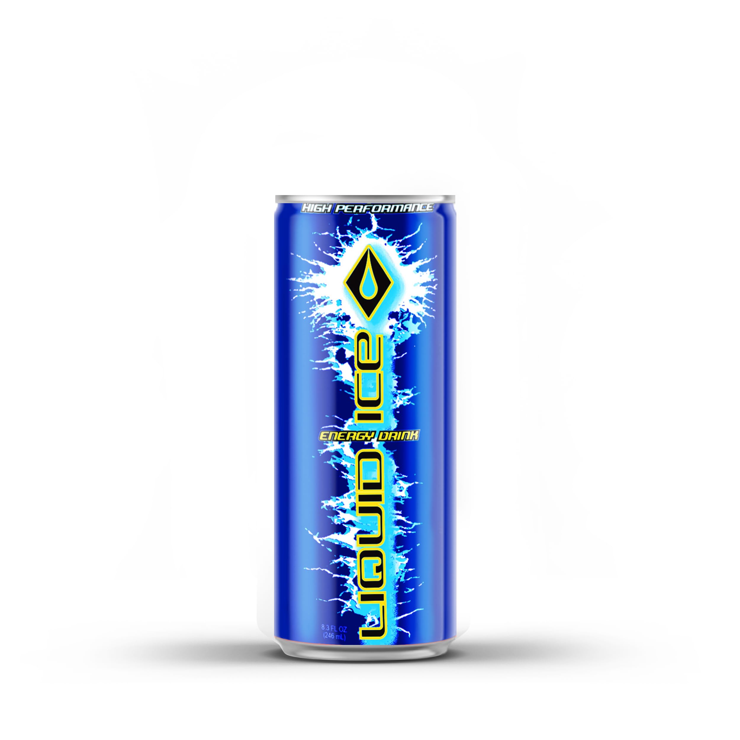 Liquid Ice Energy Drink - Arctic Berry (8.3 Fl Oz, 24 Count)