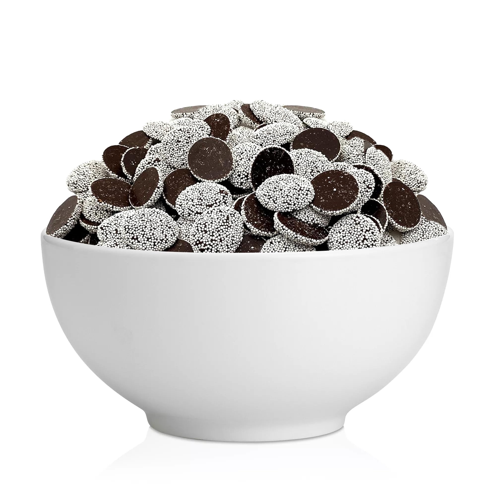 Dark Chocolate Nonpareils - 2 Pound Bulk Pack - Semisweet Candy
