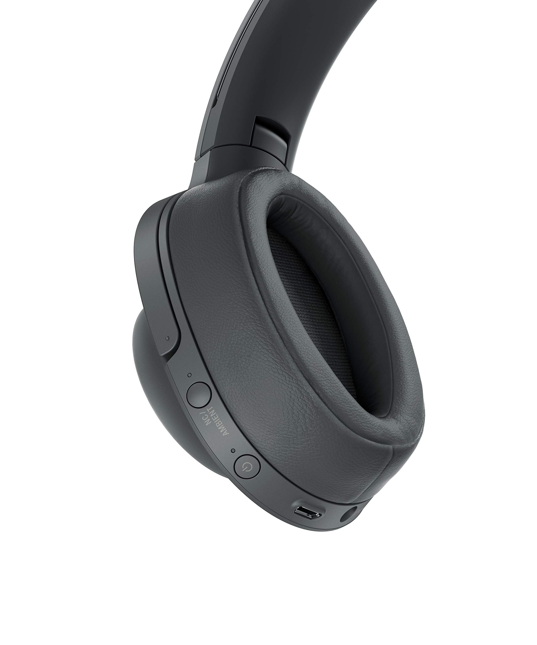 SONY WH-H900N h.Ear on 2 Wireless Over-Ear Noise Cancelling High Resolution Headphones (Black/Grey) (Renewed)