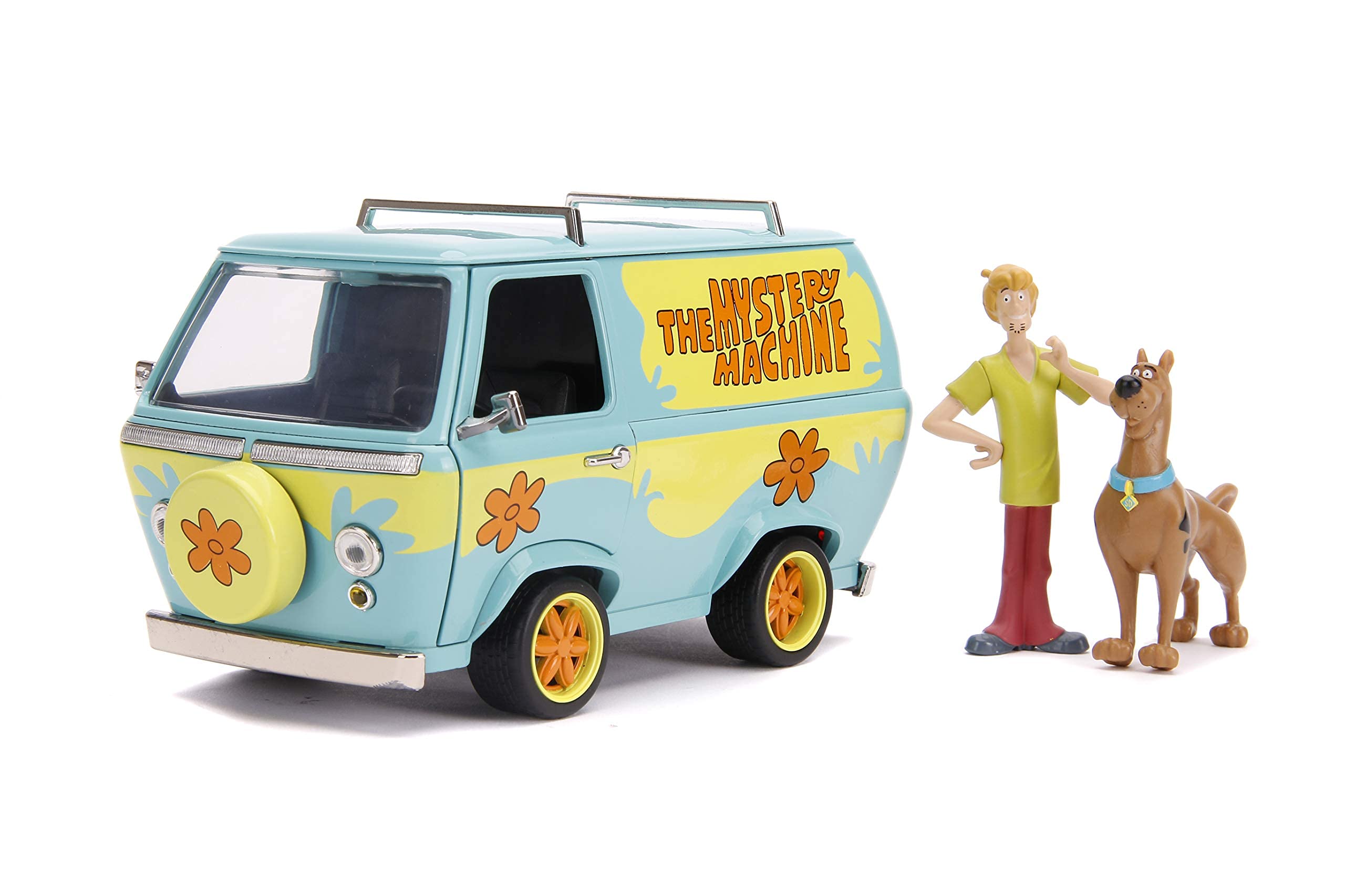 Jada 1:24 Diecast Mystery Machine with Scooby, Green